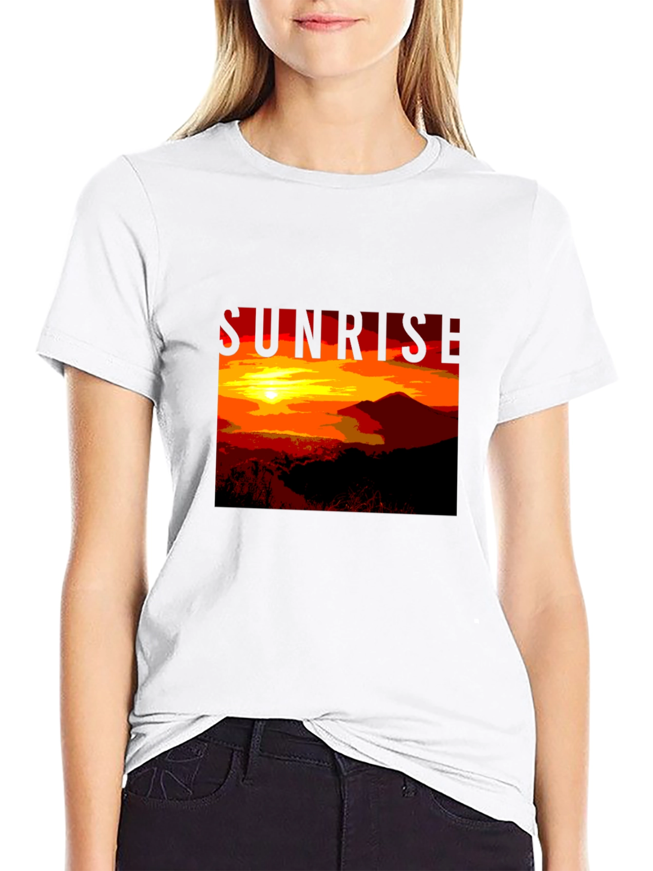 Sunrise Graphic T-Shirt - Nature Inspired Mens Tee
