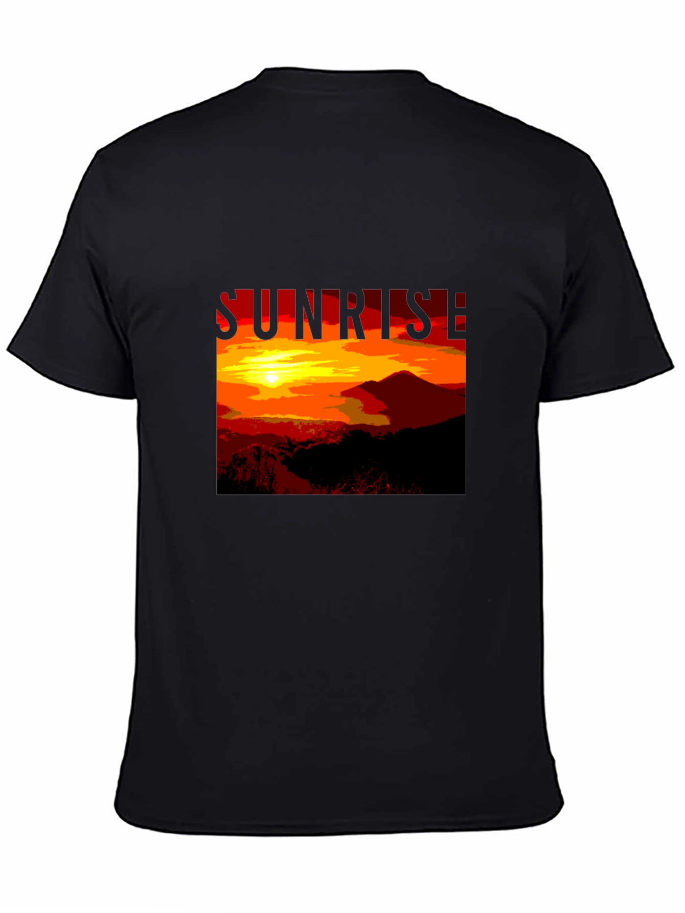 Sunrise Graphic T-Shirt - Nature Inspired Mens Tee