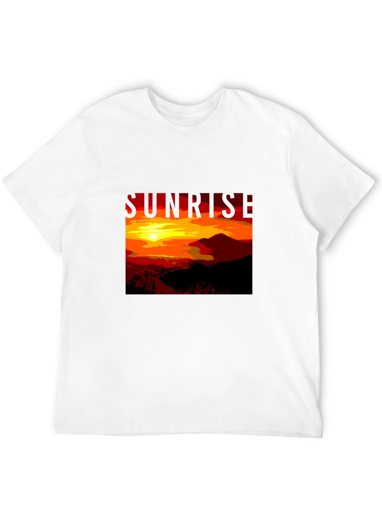 Sunrise Graphic T-Shirt - Nature Inspired Mens Tee