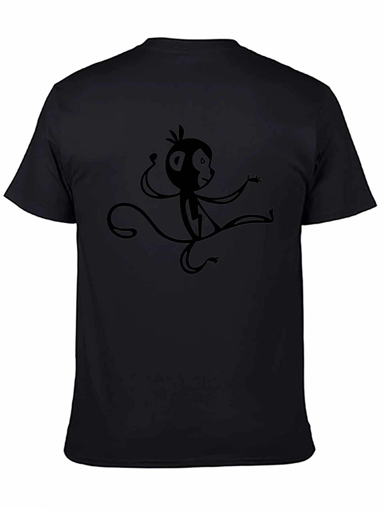 Black Monkey Graphic Tee - Funky & Unique Design