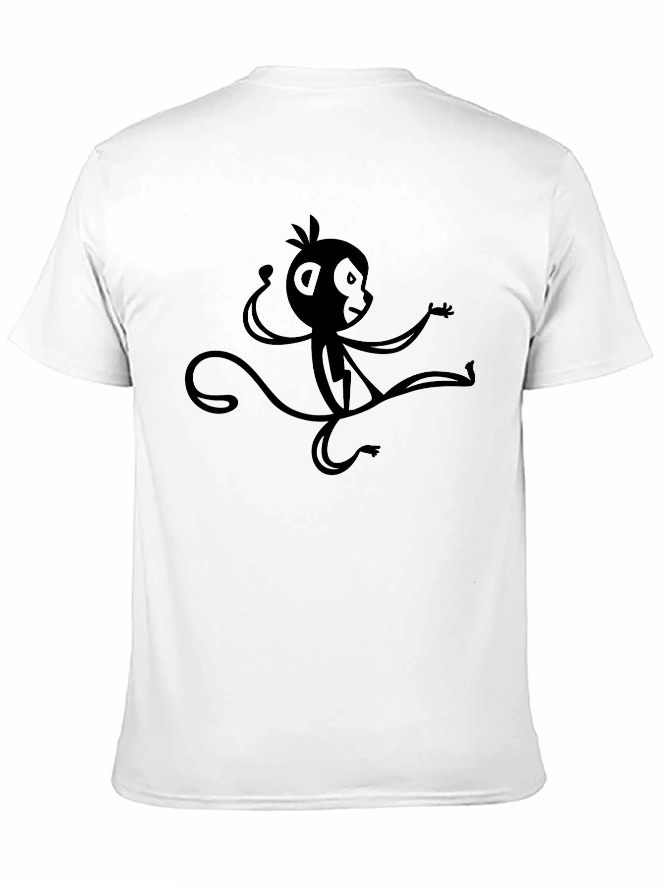 Black Monkey Graphic Tee - Funky & Unique Design