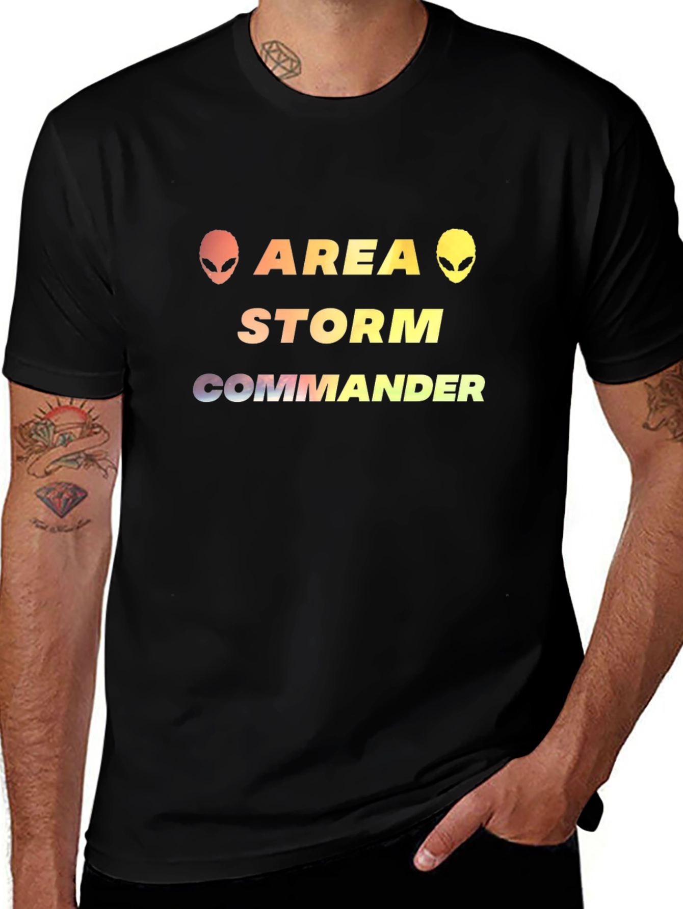 Area Storm Commander Graphic T-Shirt
