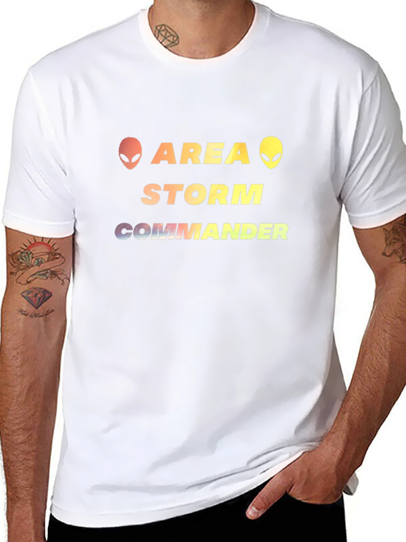 Area Storm Commander Graphic T-Shirt