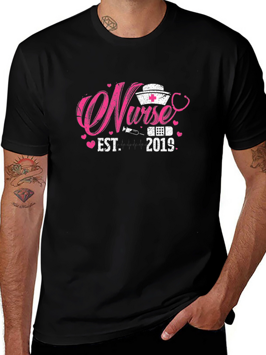 Nurse Est. 2019 Black T-Shirt