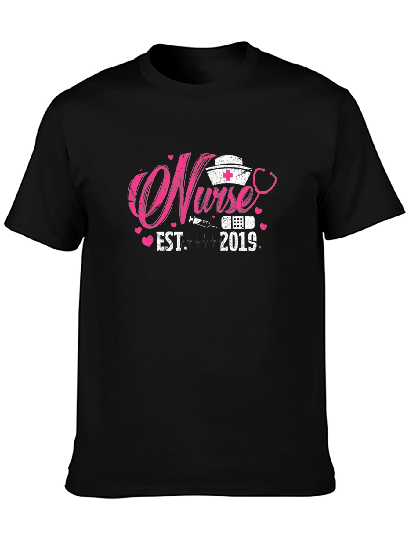 Nurse Est. 2019 Black T-Shirt