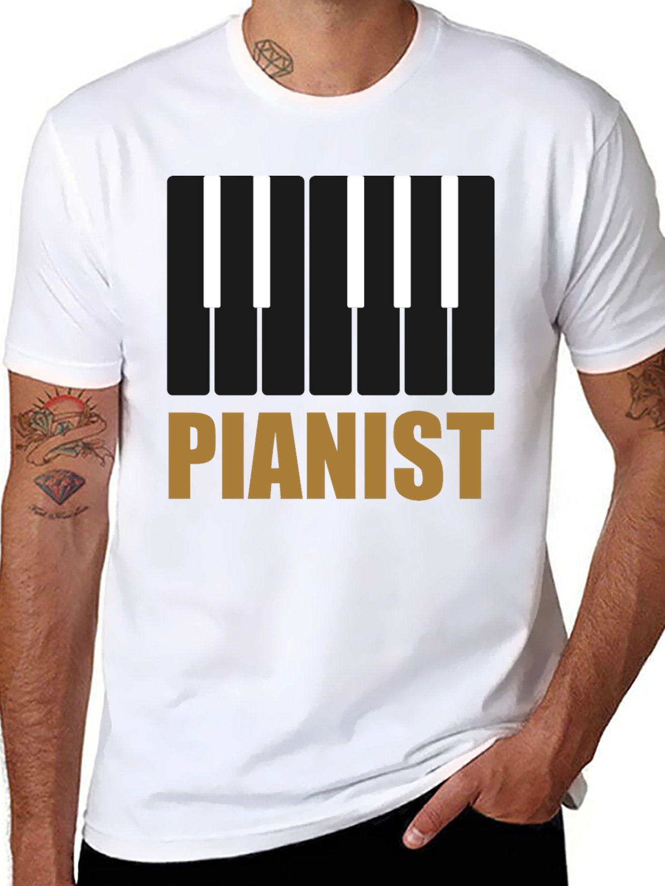 Pianist Graphic Tee