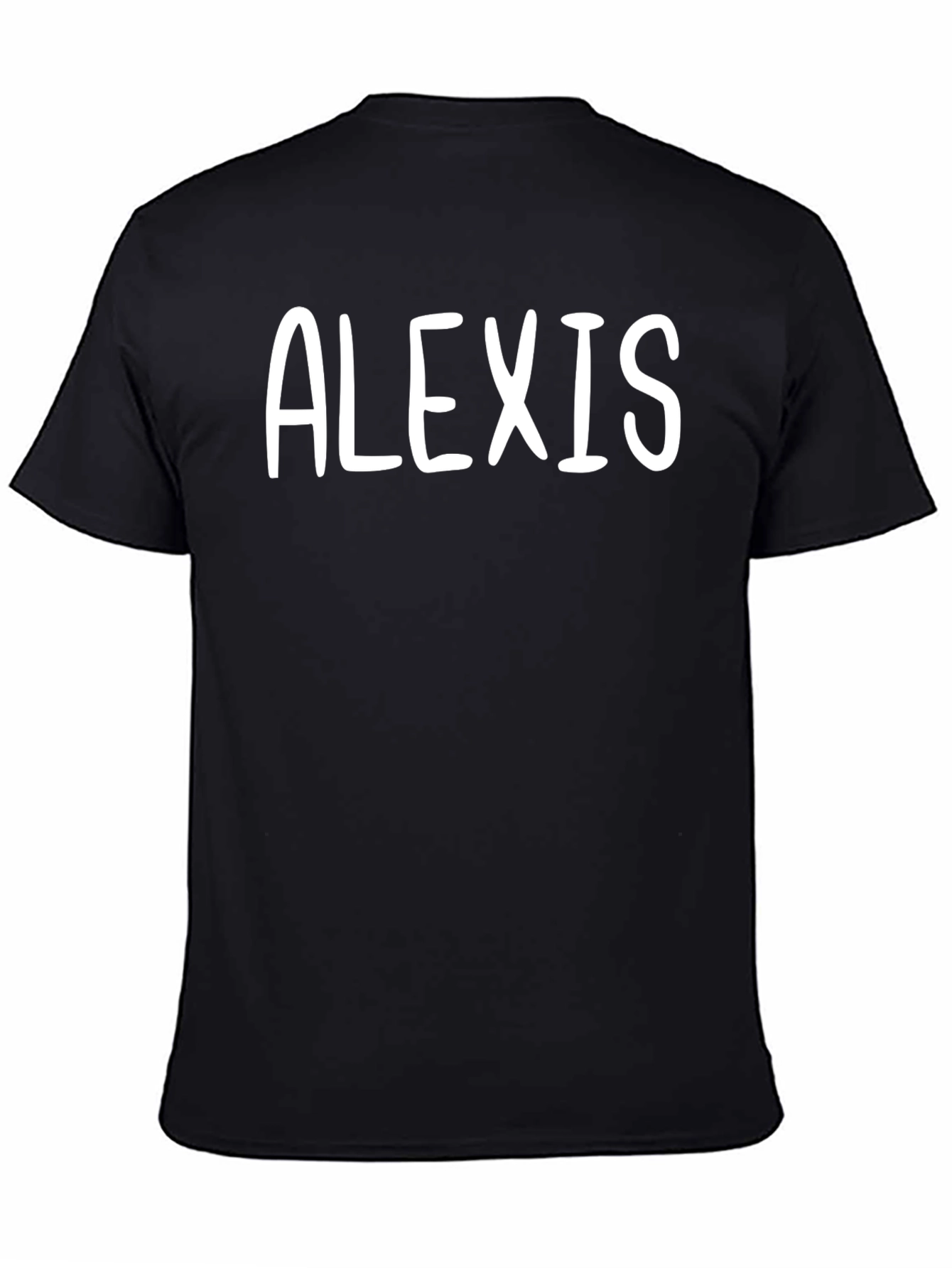 Personalized Alexis Name T-Shirt Custom Text Tee