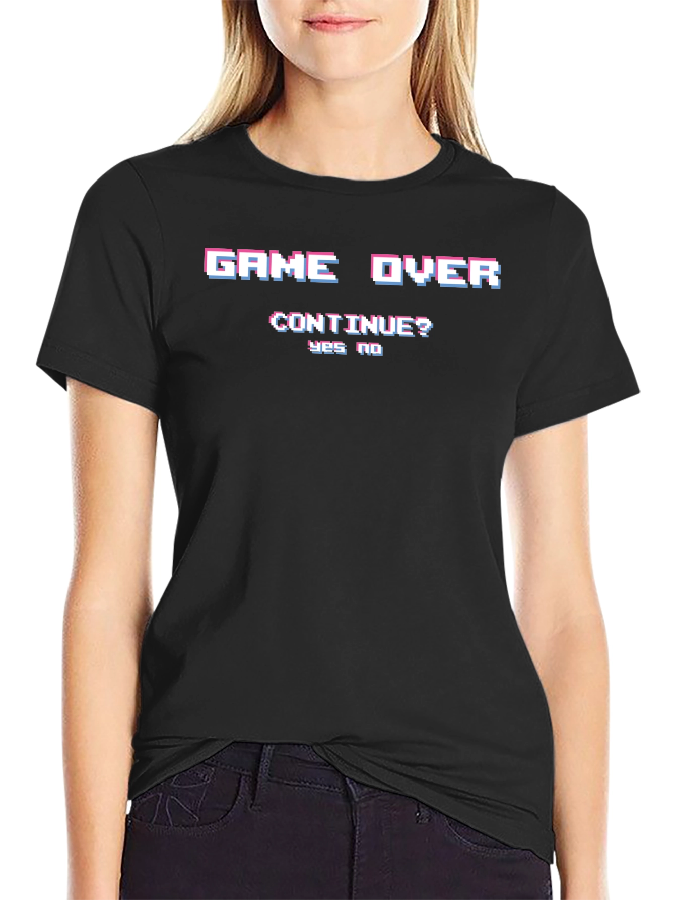 Game Over Graphic Print T-Shirt