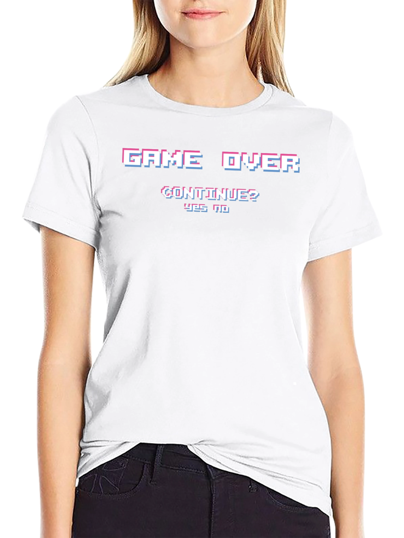 Game Over Graphic Print T-Shirt