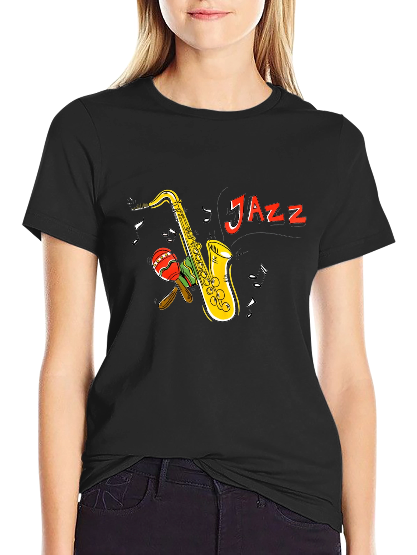 Jazz Saxophone Graphic T-Shirt