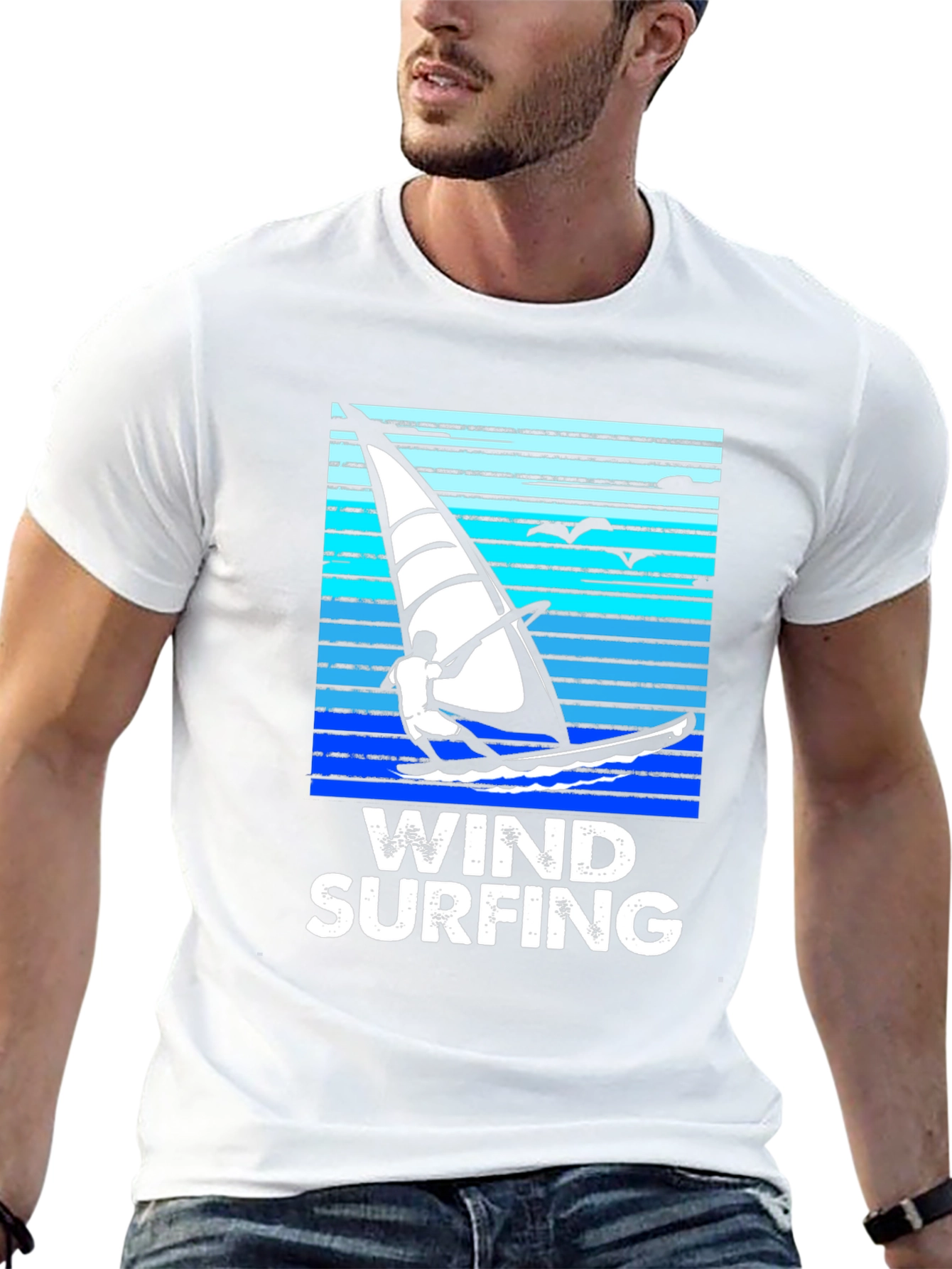 Windsurfing T-Shirt | Ocean Adventure Graphic Tee