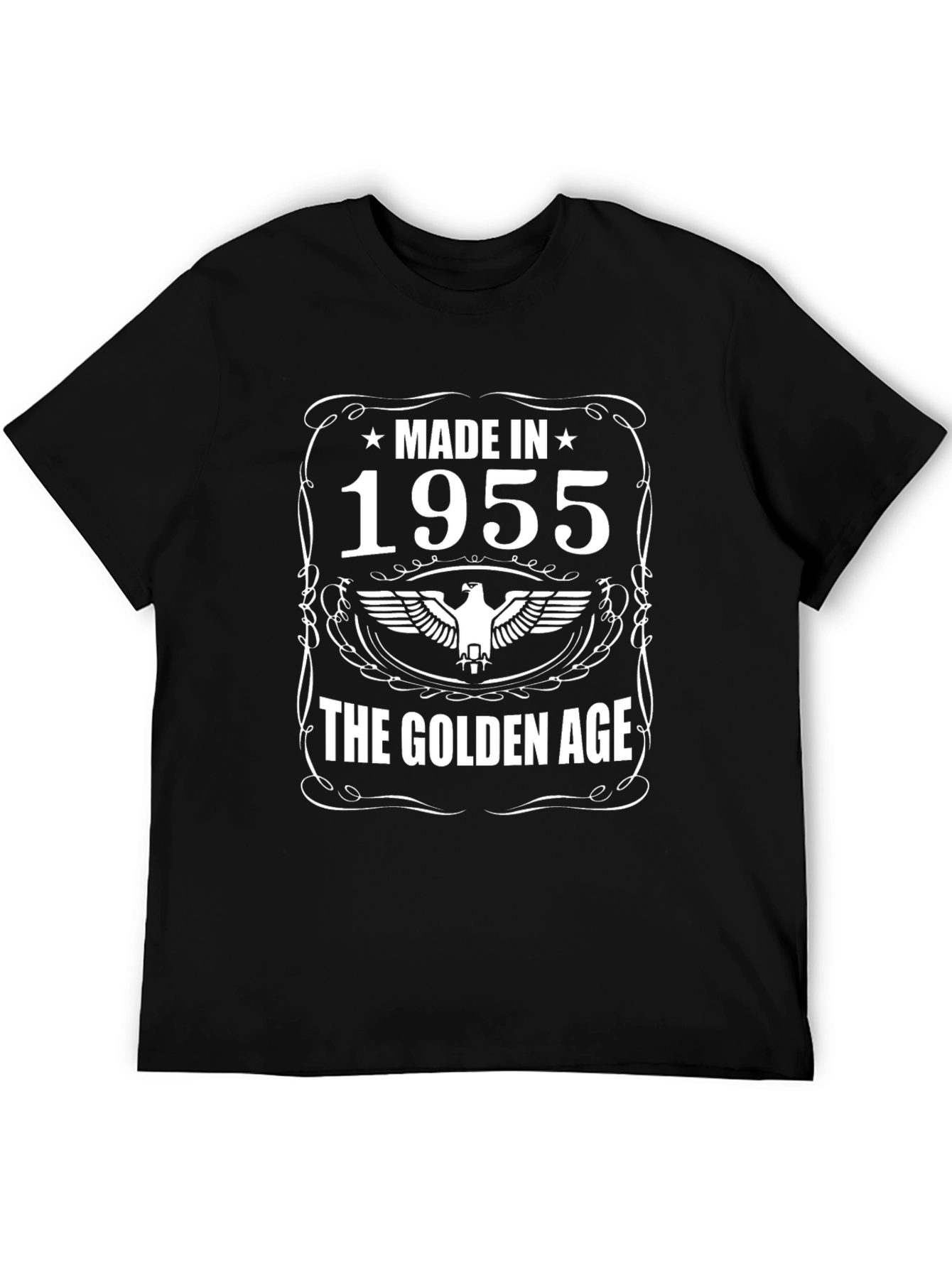 Made in 1955 Golden Age Black T-Shirt