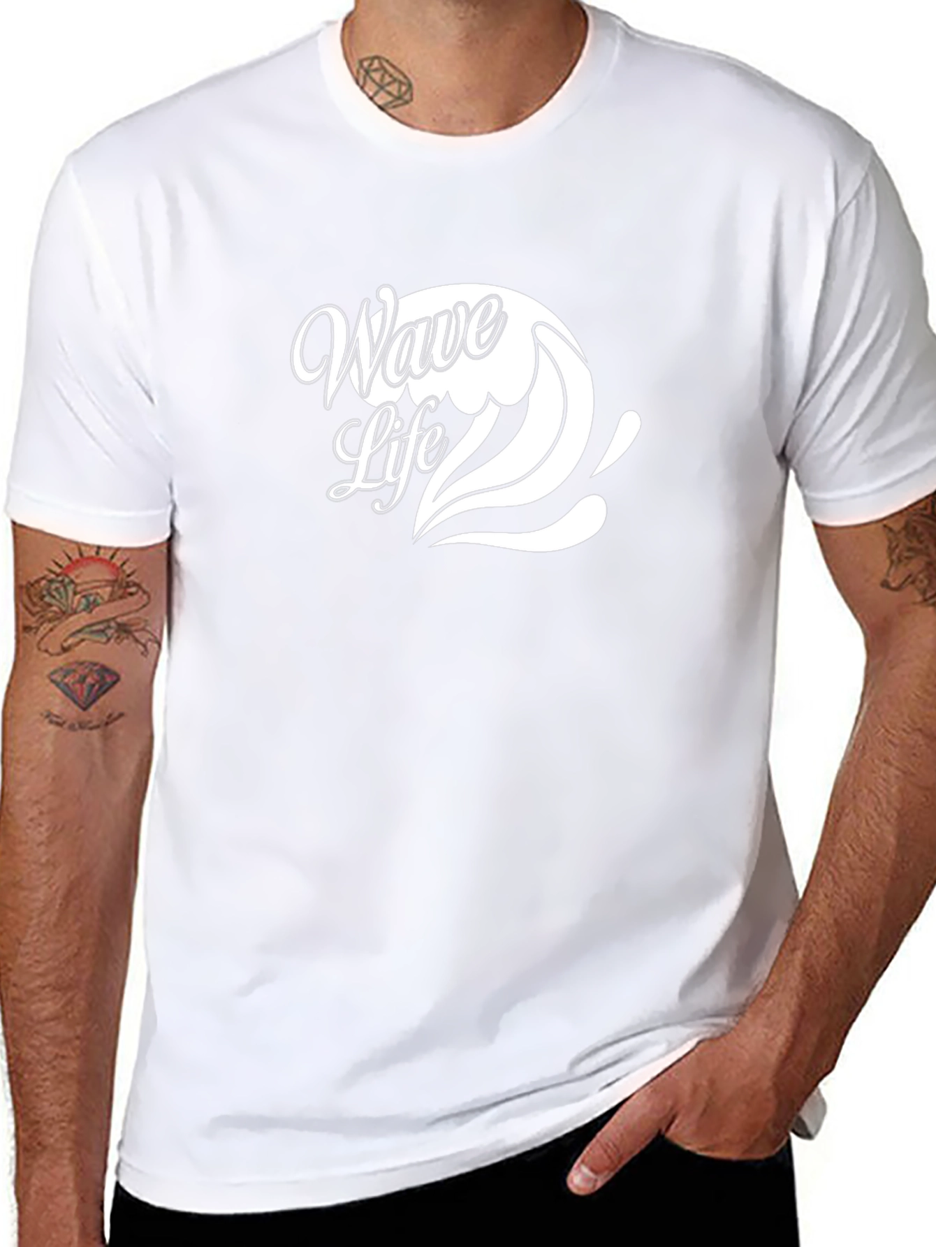 Wave Life Black T-Shirt