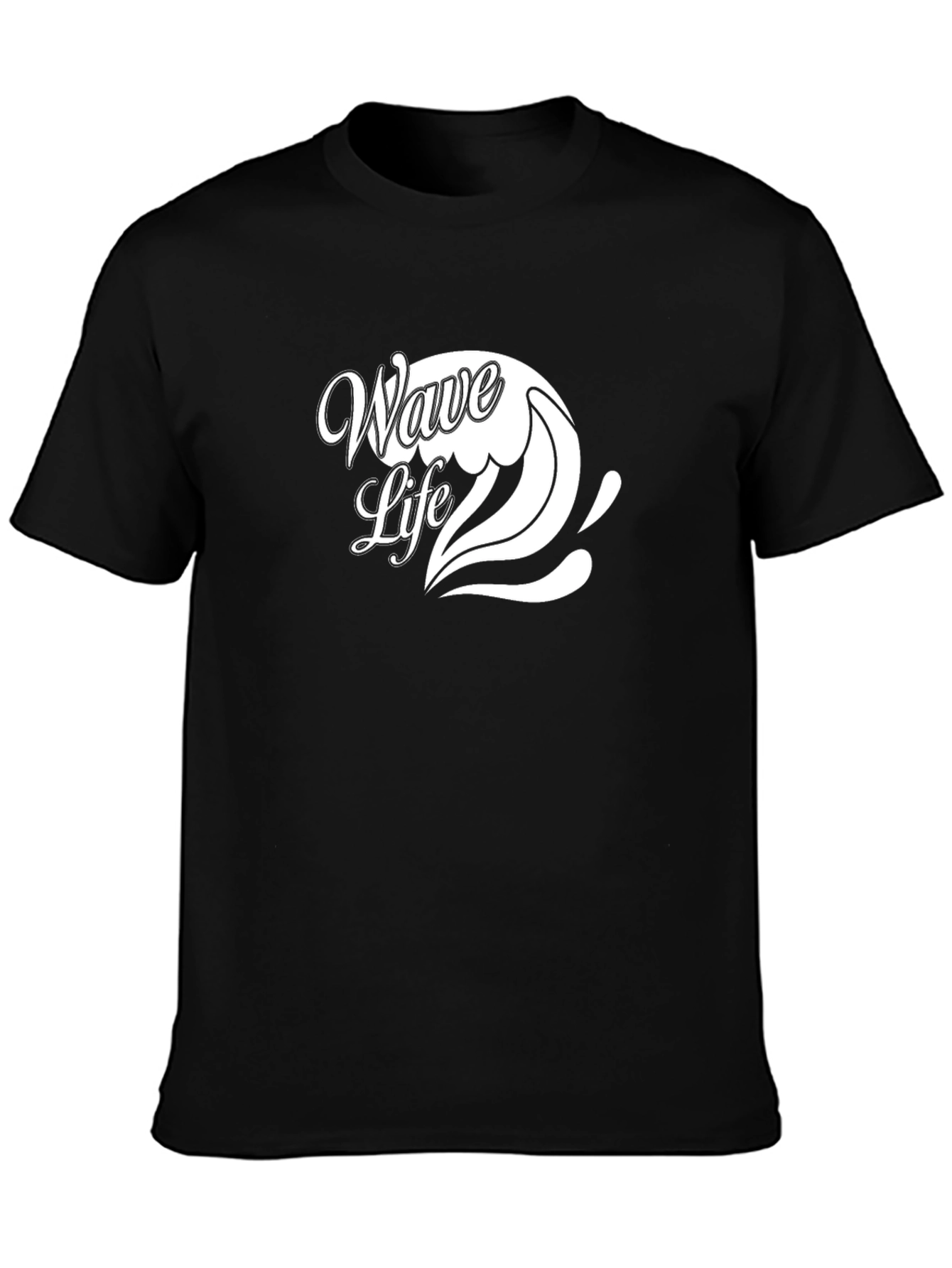 Wave Life Black T-Shirt