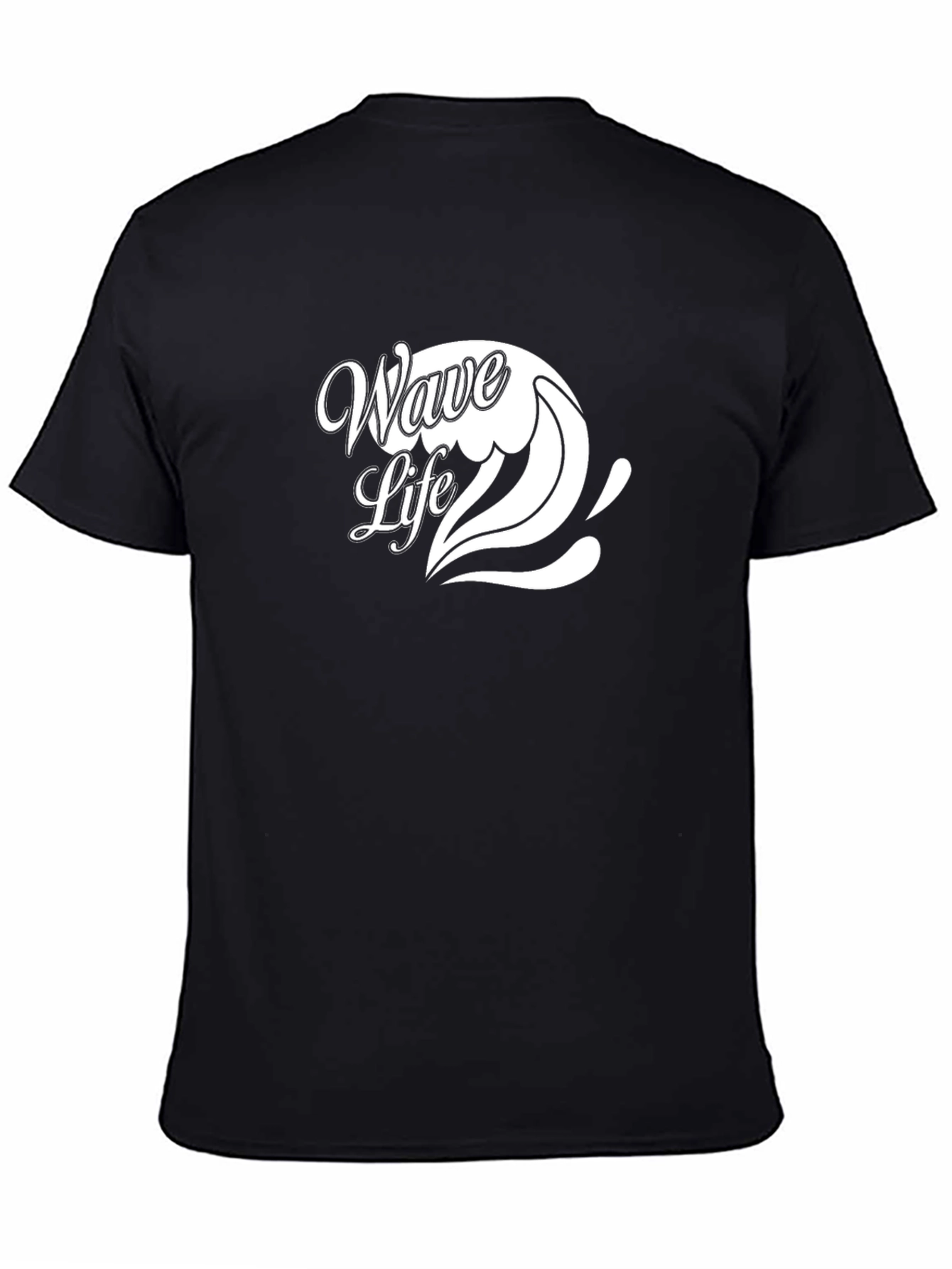 Wave Life Black T-Shirt