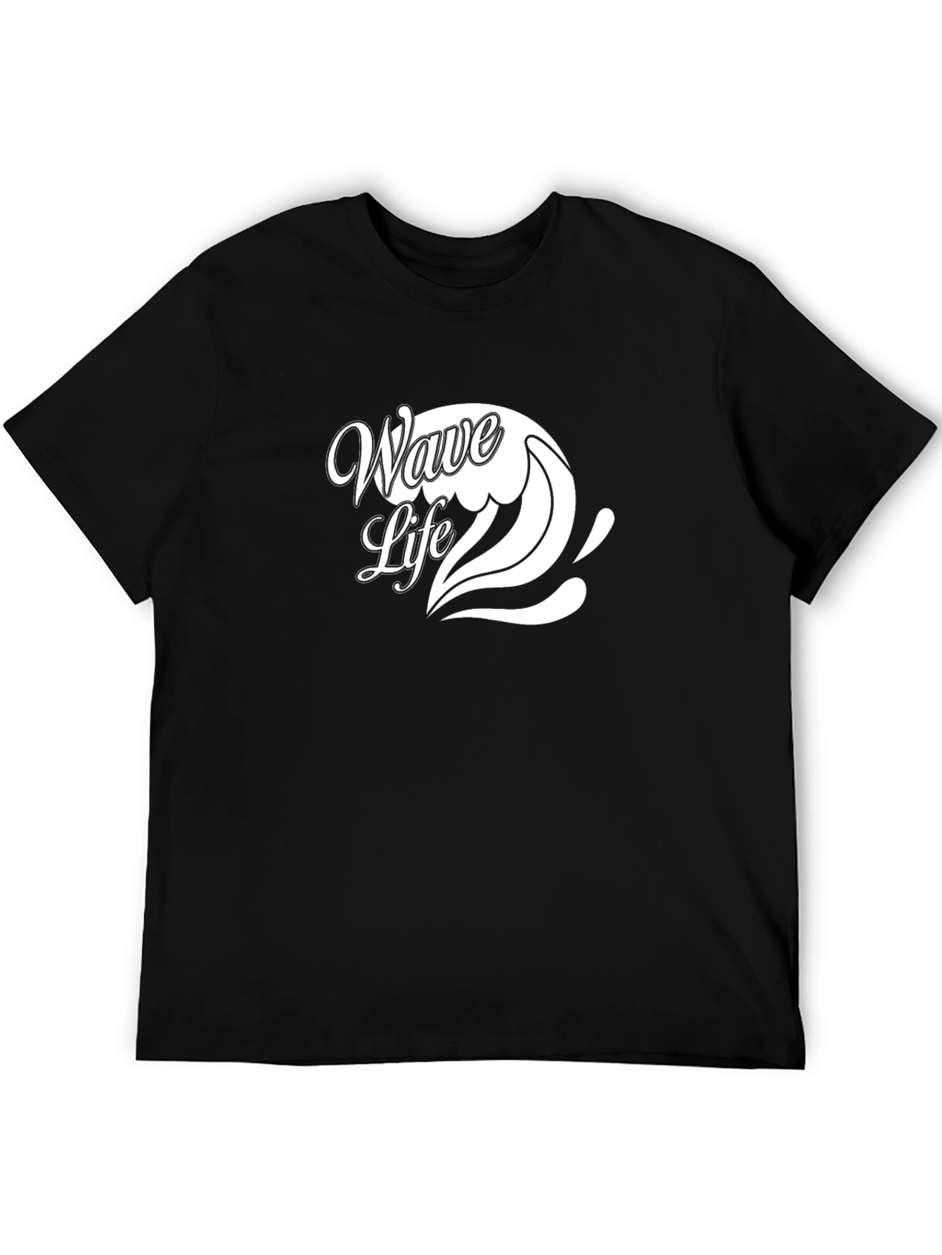 Wave Life Black T-Shirt