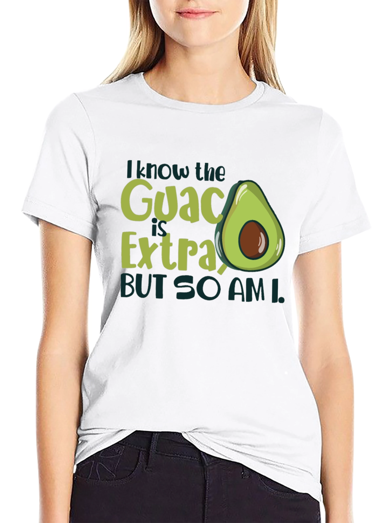 Guac is Extra So Am I Graphic T-Shirt