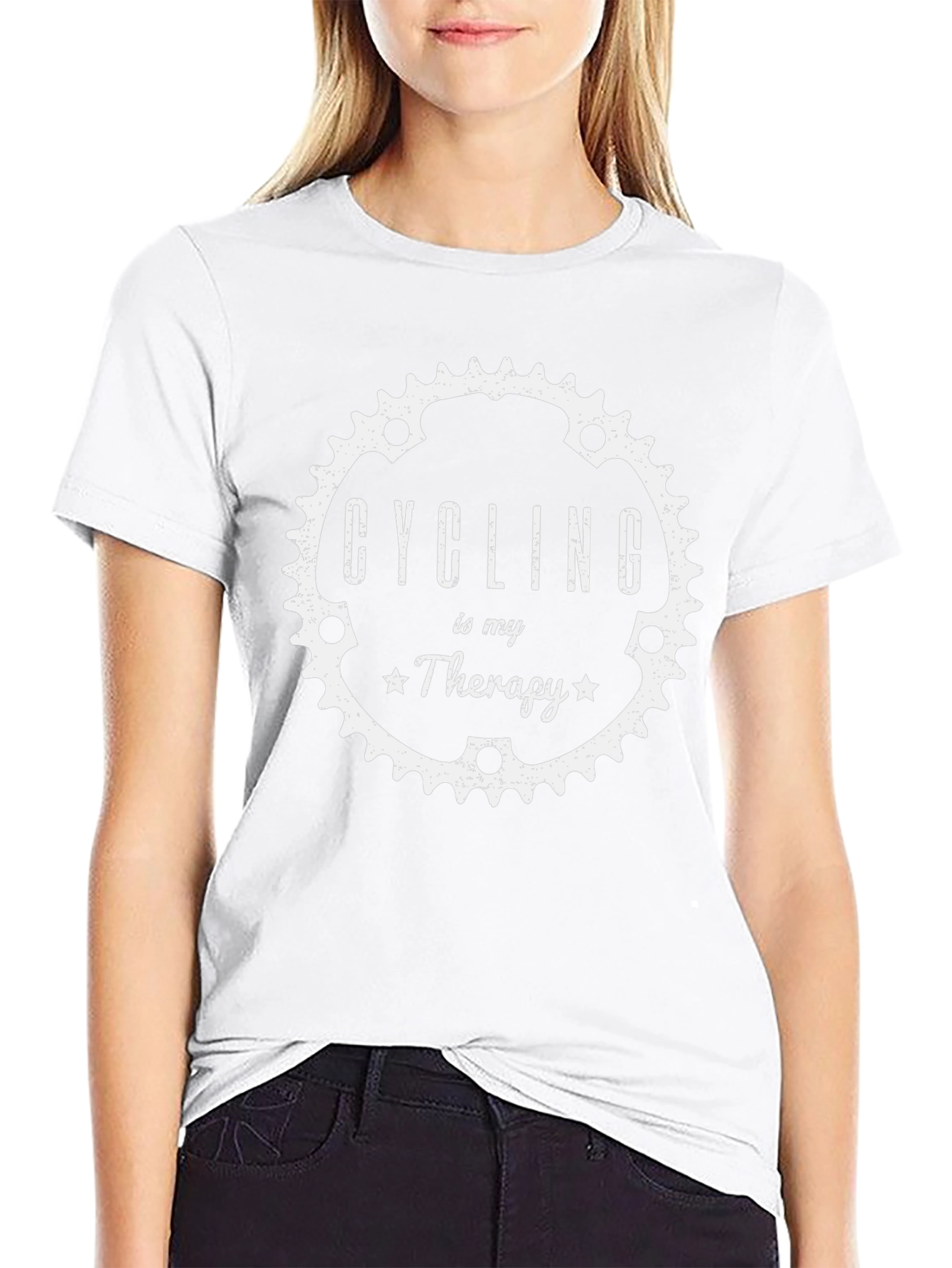 Cycling is My Therapy T-Shirt