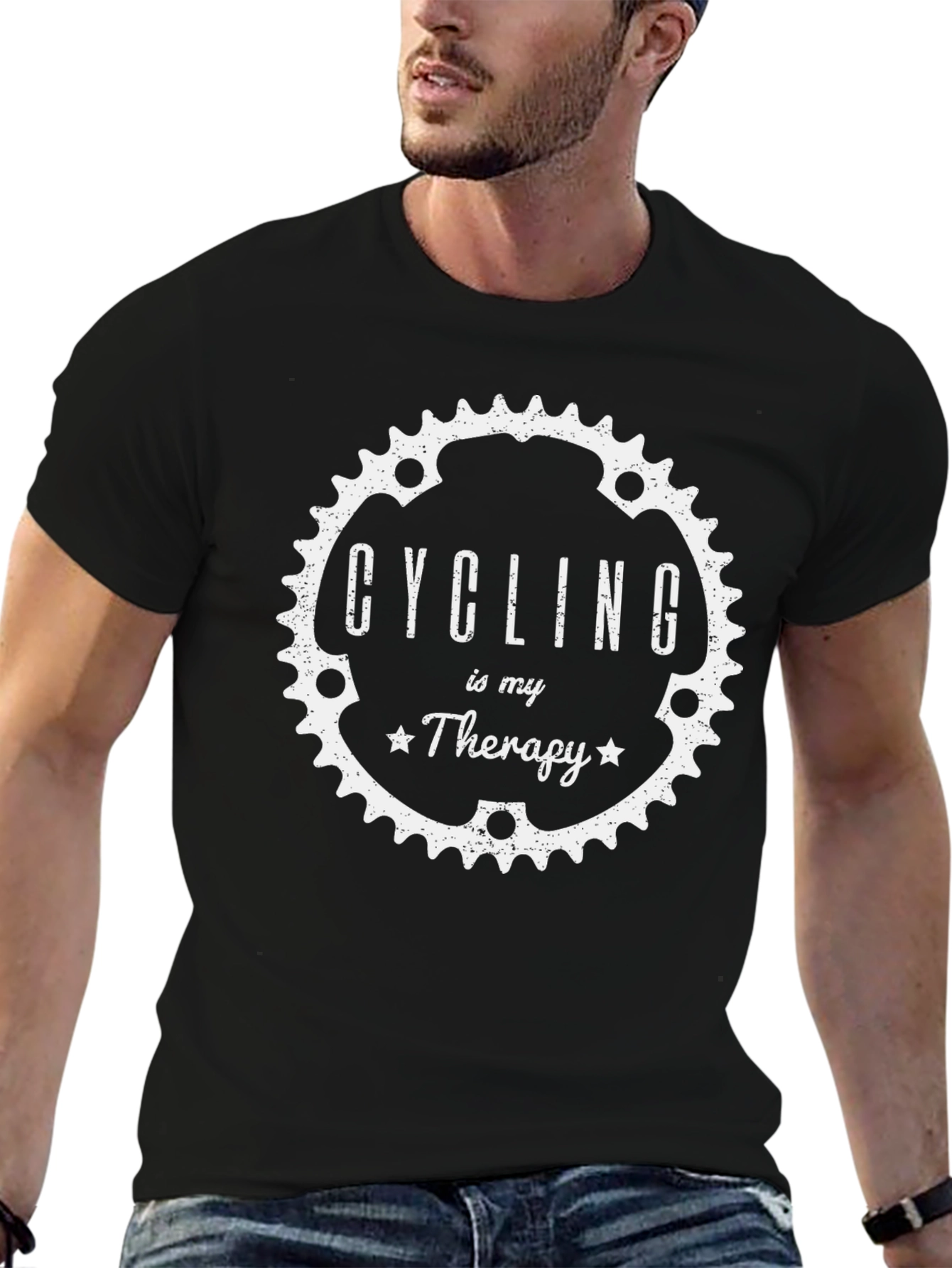 Cycling is My Therapy T-Shirt