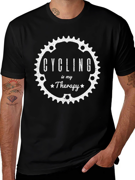 Cycling is My Therapy T-Shirt