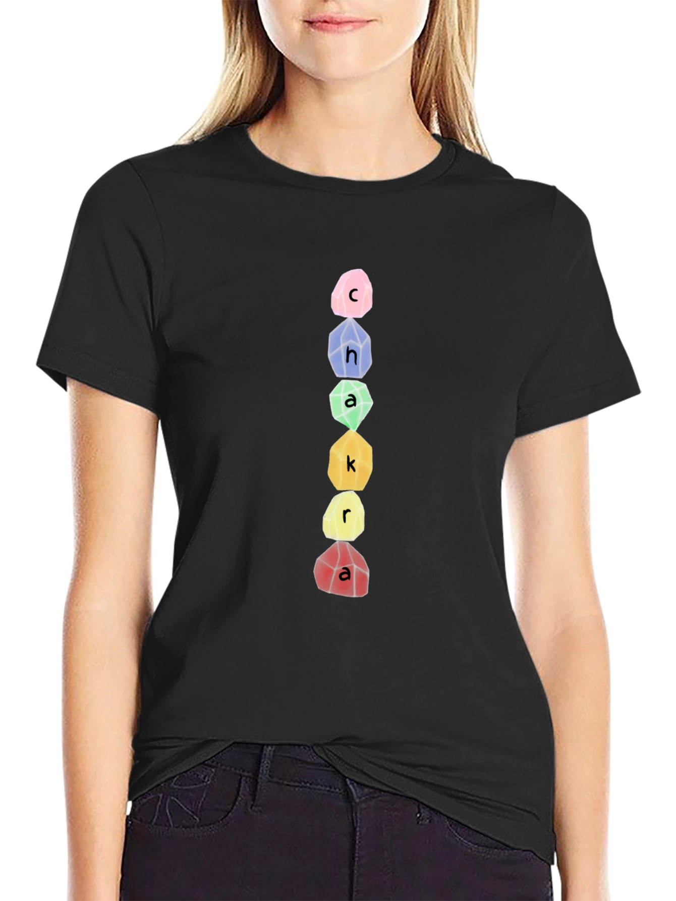 Chakra Stone T-Shirt - Spiritual Design Tee