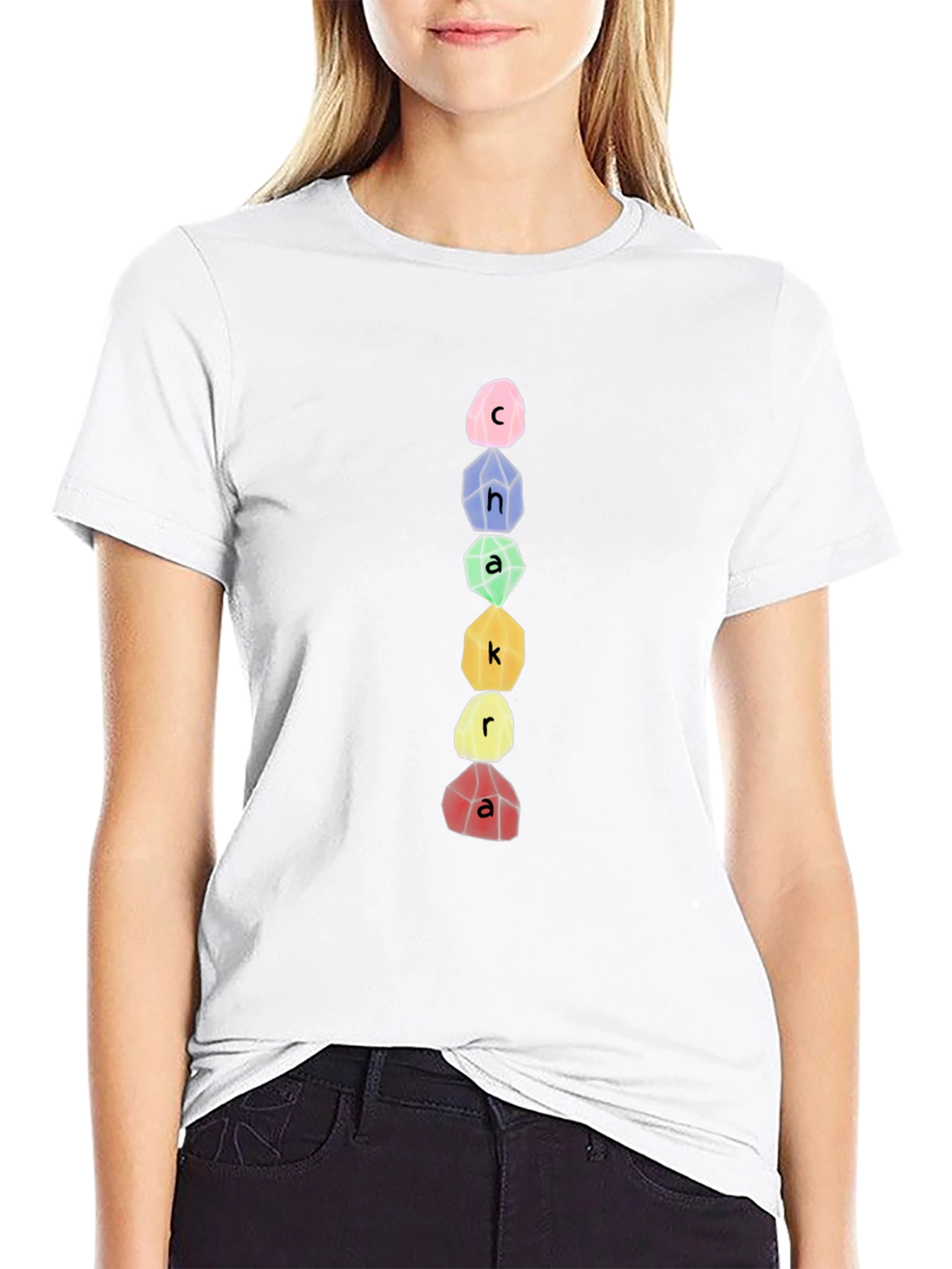 Chakra Stone T-Shirt - Spiritual Design Tee