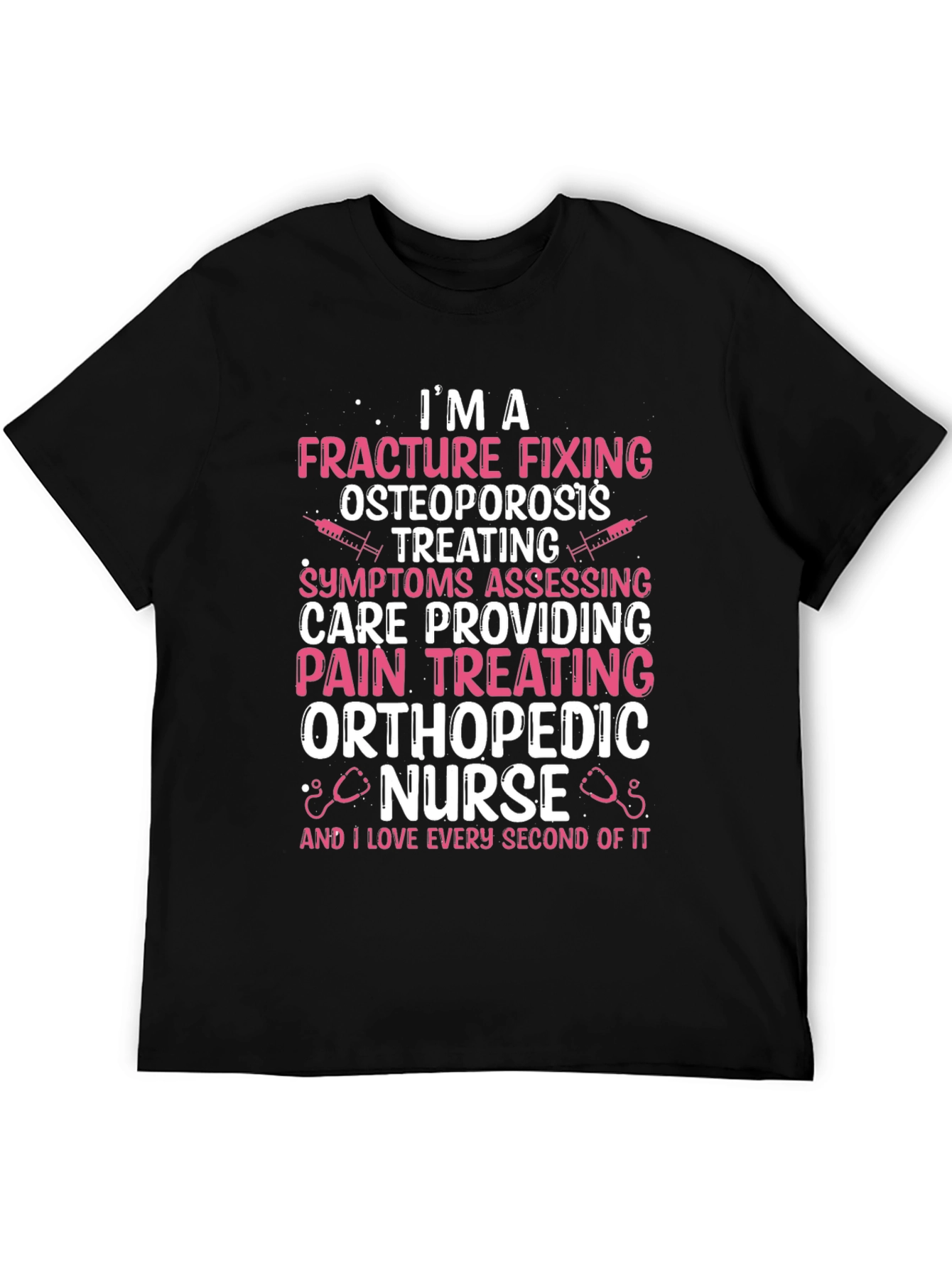 Orthopedic Nurse T-Shirt - Fracture Fixing Design