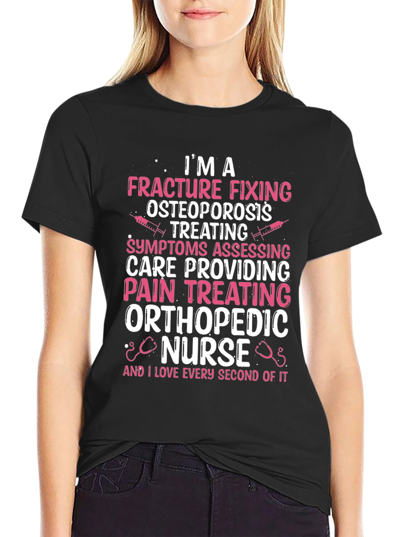 Orthopedic Nurse T-Shirt - Fracture Fixing Design