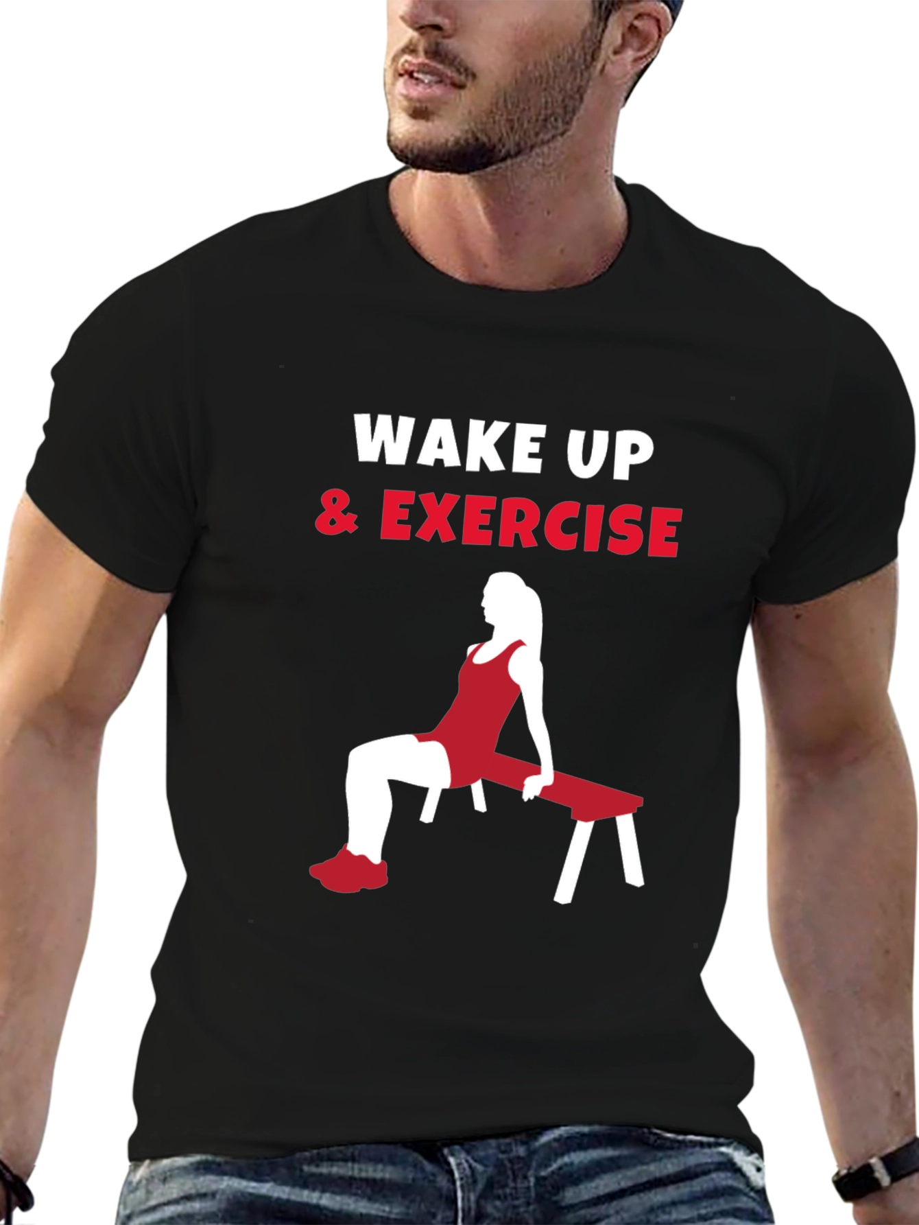 Wake Up & Exercise Graphic Tee