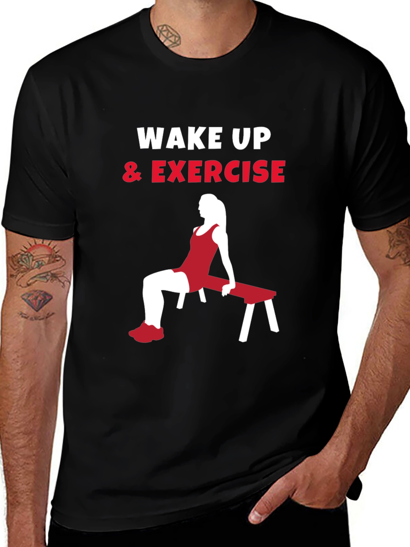 Wake Up & Exercise Graphic Tee