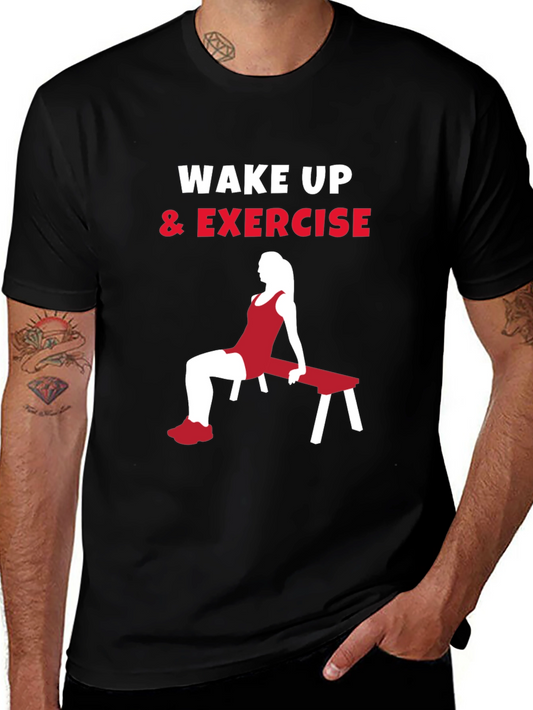Wake Up & Exercise Graphic Tee