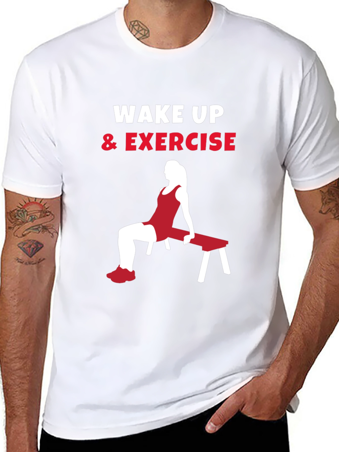 Wake Up & Exercise Graphic Tee