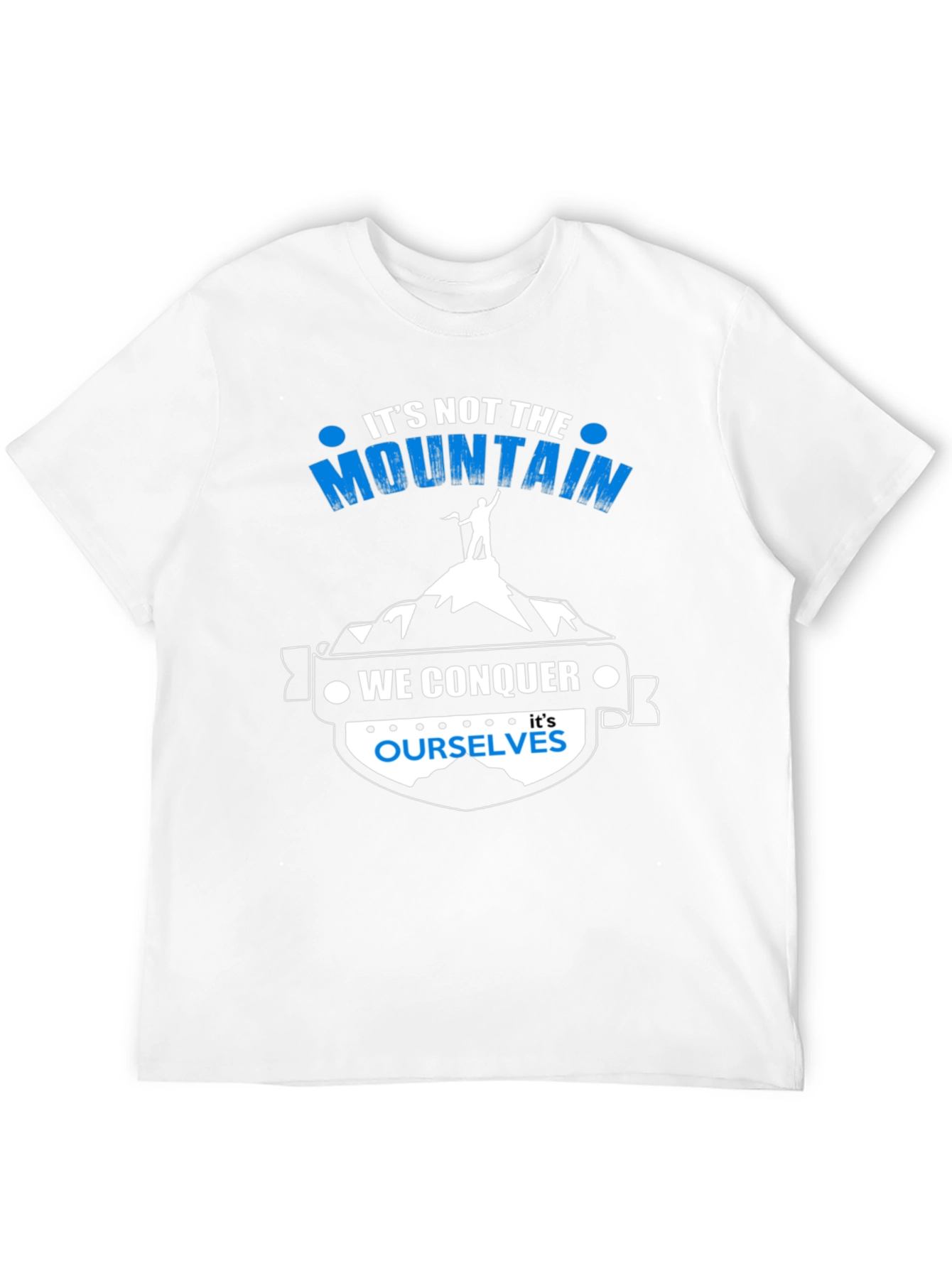 Motivational Mountain Conquer T-Shirt