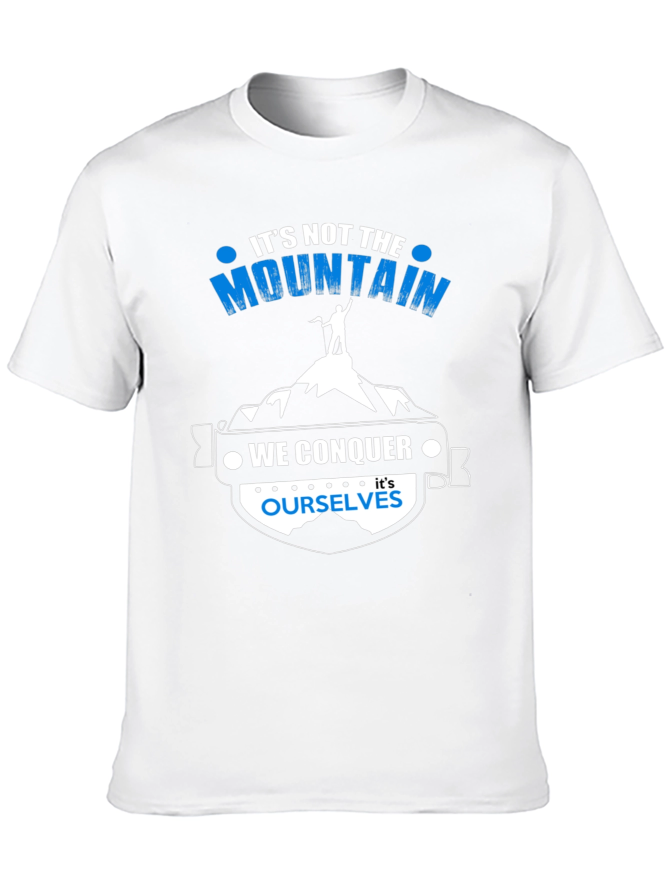 Motivational Mountain Conquer T-Shirt