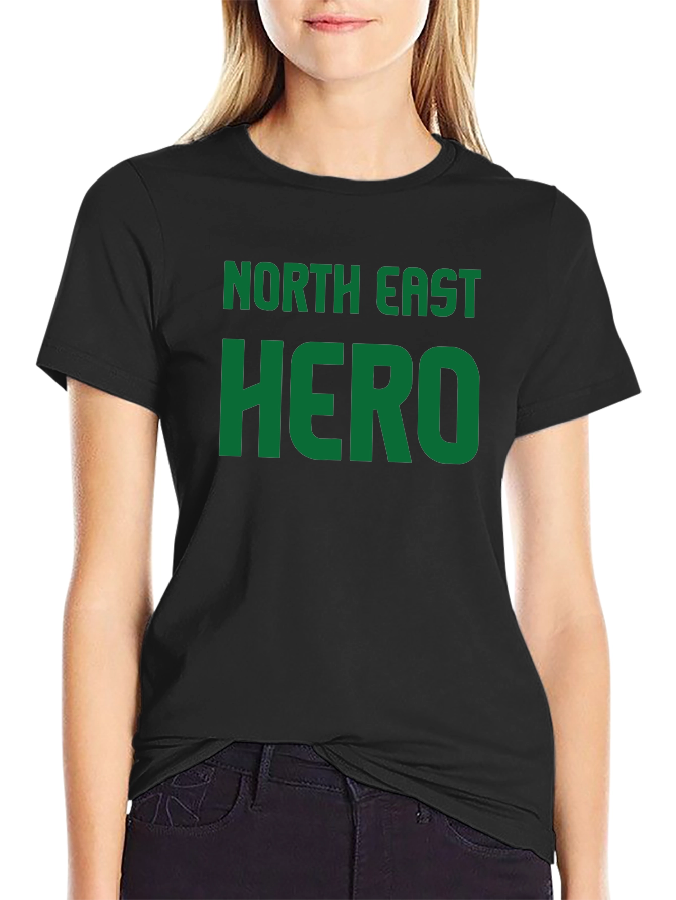 North East Hero Black Graphic Tee
