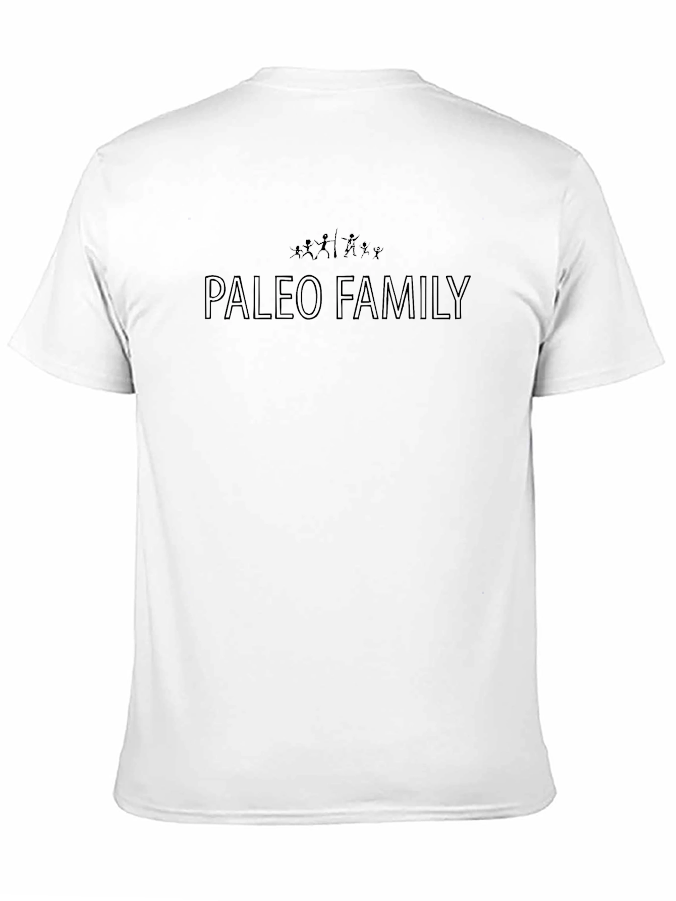 Paleo Family T-Shirt - Black Casual Tee