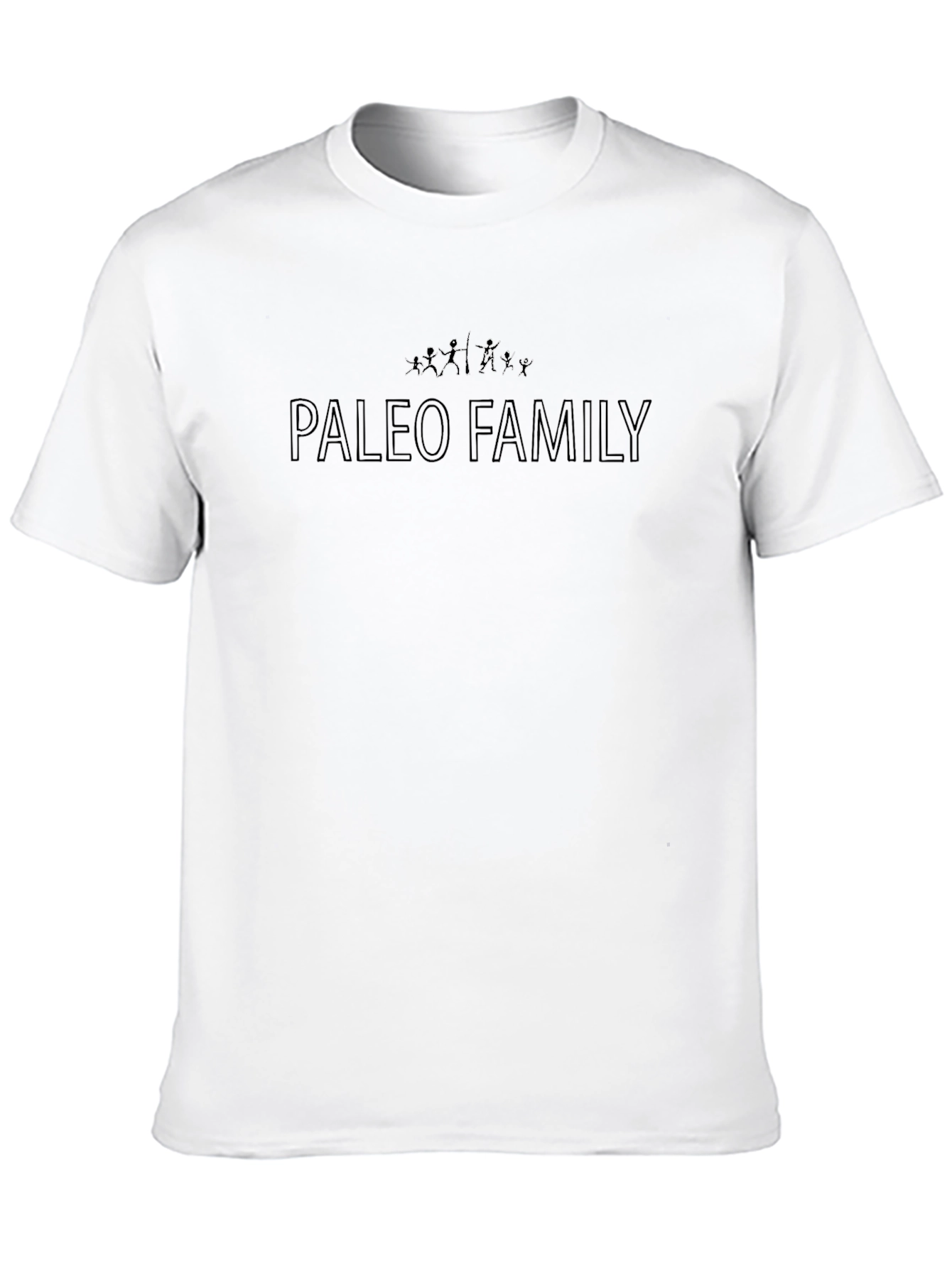 Paleo Family T-Shirt - Black Casual Tee