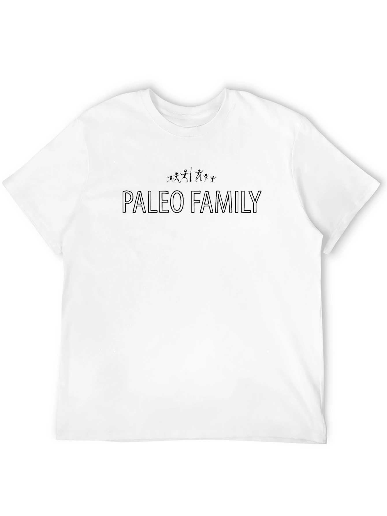 Paleo Family T-Shirt - Black Casual Tee
