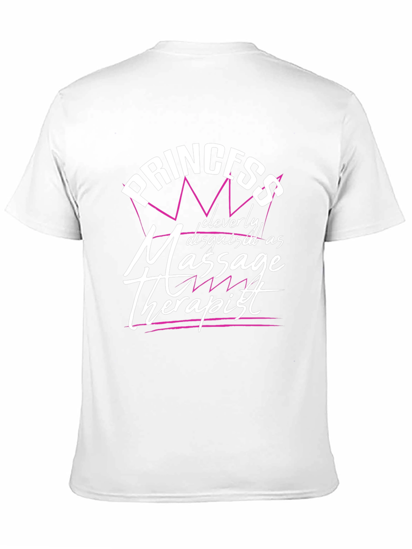 Princess Massage Therapist Black T-Shirt