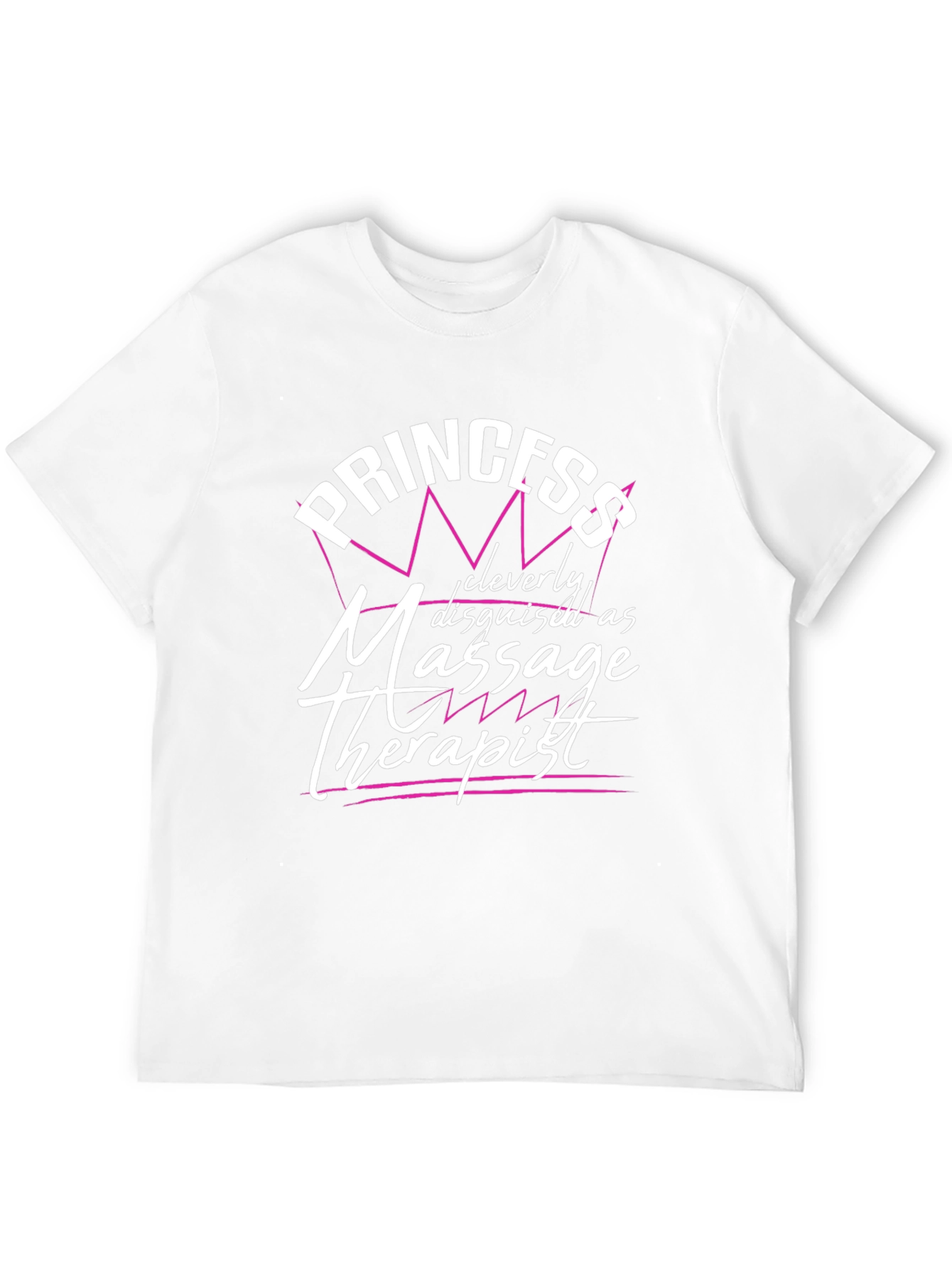 Princess Massage Therapist Black T-Shirt