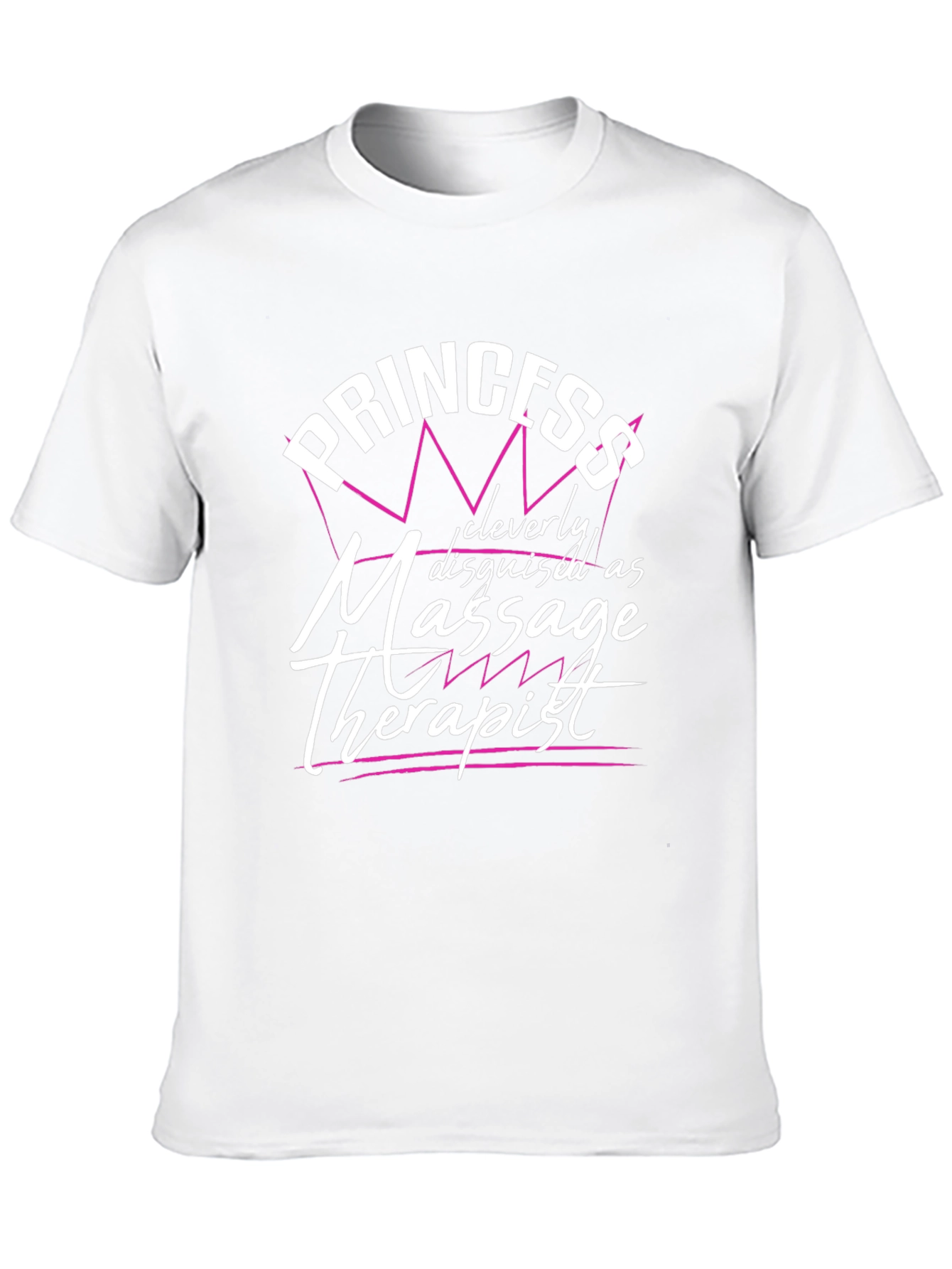 Princess Massage Therapist Black T-Shirt