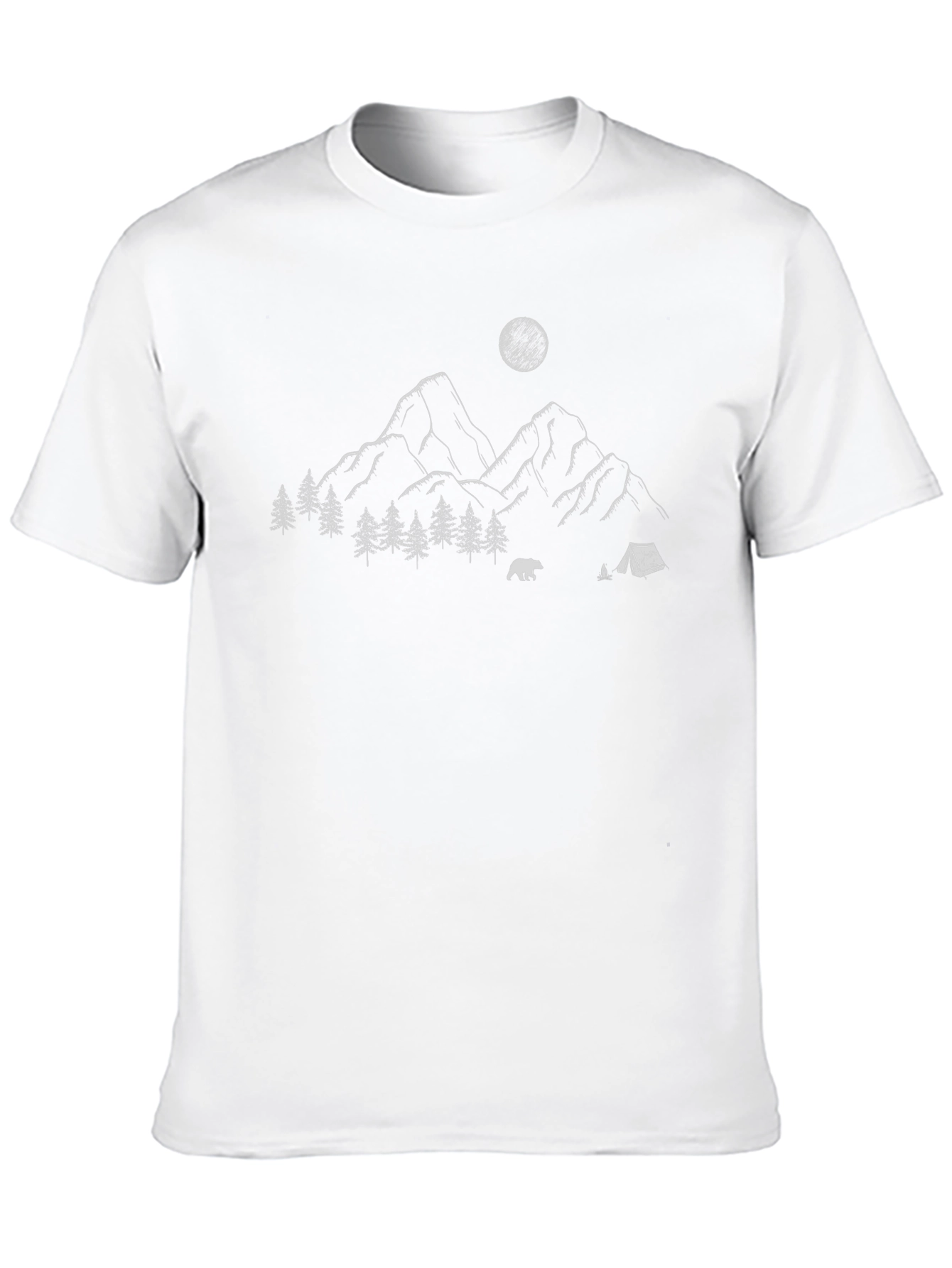 Mountain Camp Graphic Tee - Black