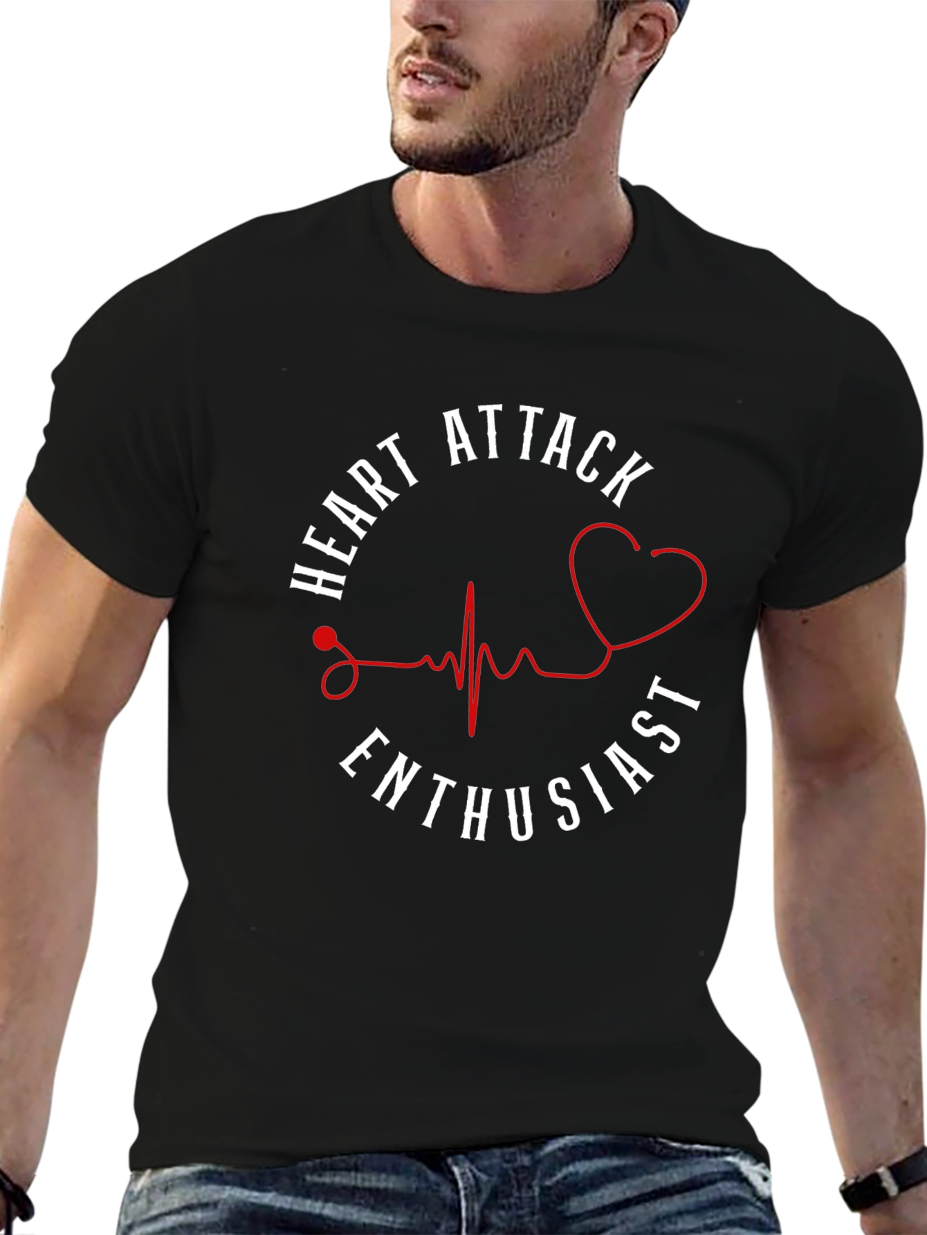 Heart Attack Enthusiast Graphic Tee