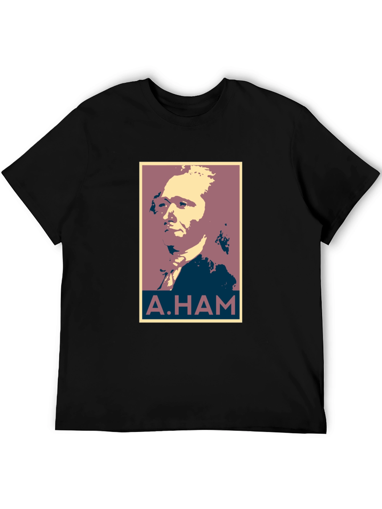 A. Ham Graphic Tee - Black