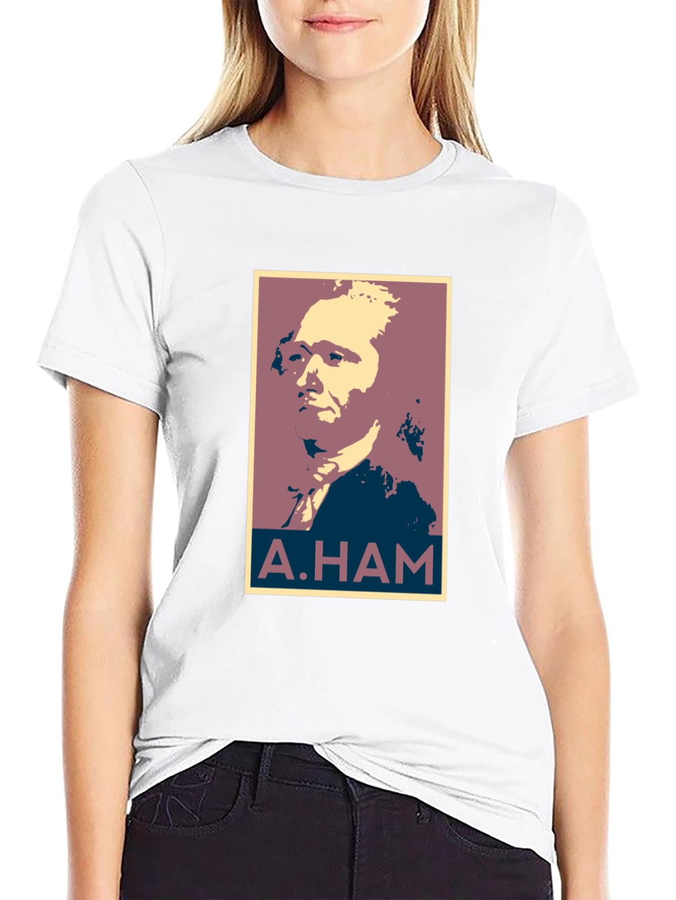 A. Ham Graphic Tee - Black