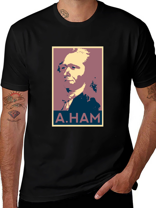A. Ham Graphic Tee - Black