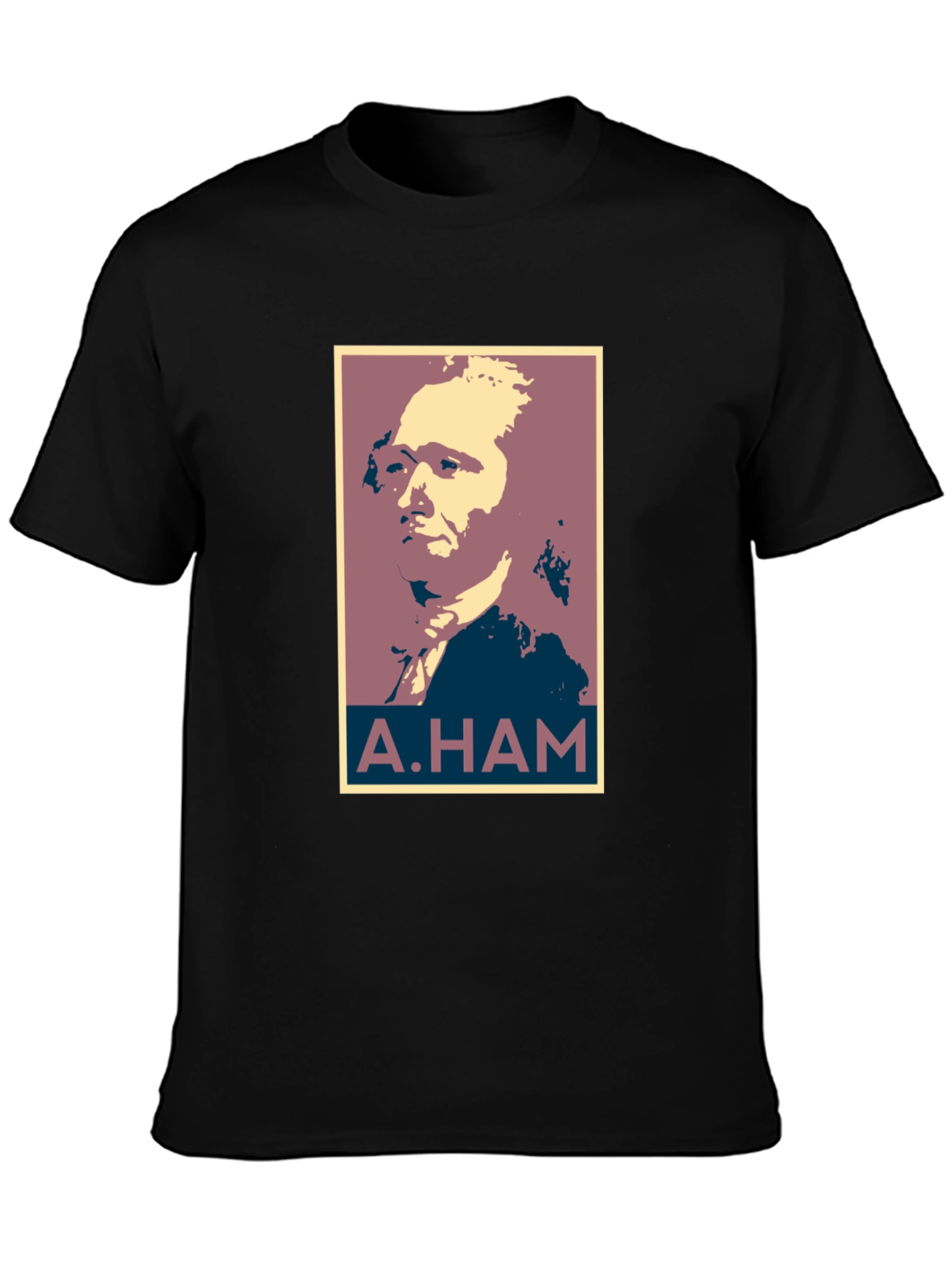 A. Ham Graphic Tee - Black