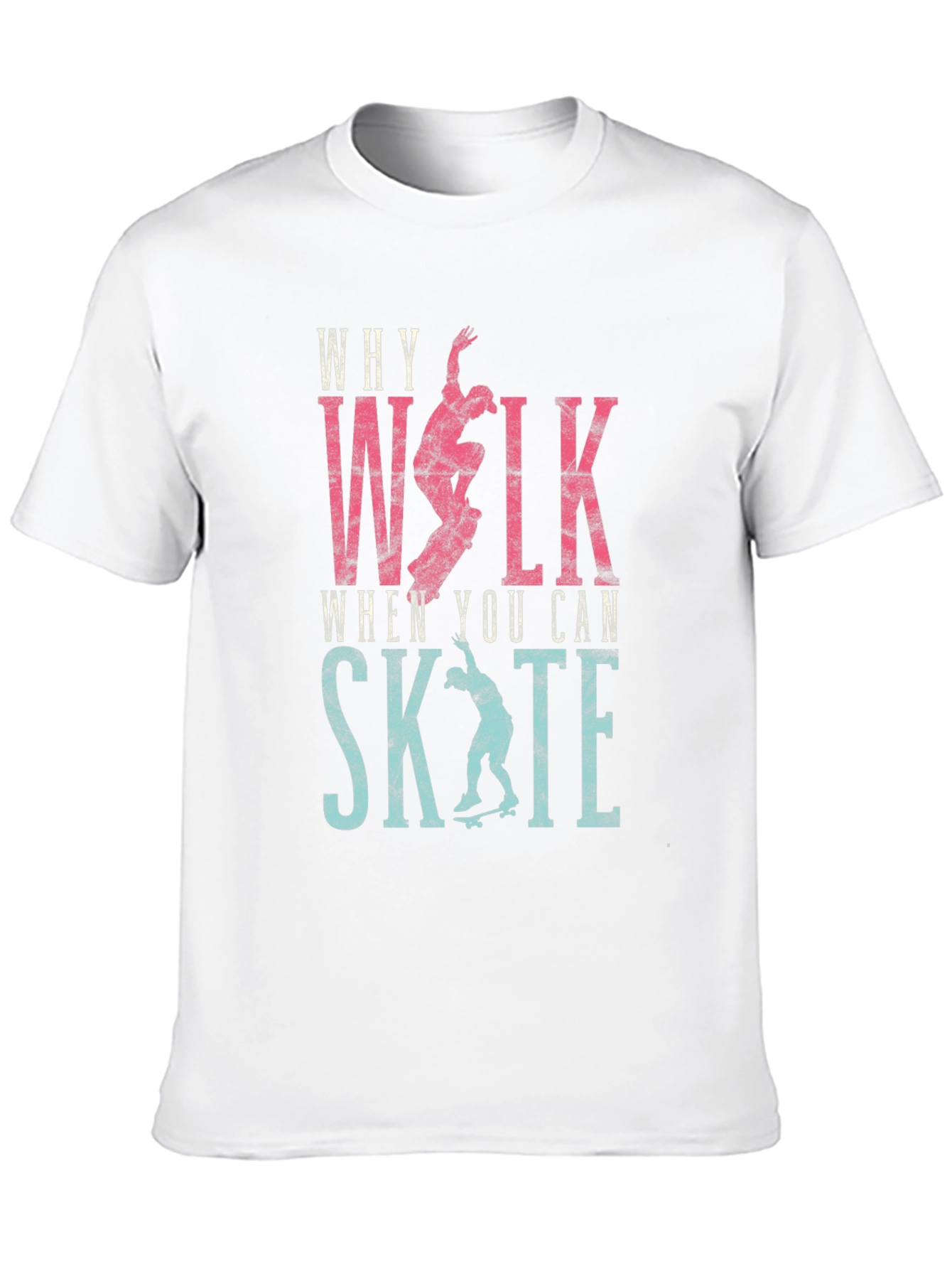 Why Walk? Skate T-shirt - Black