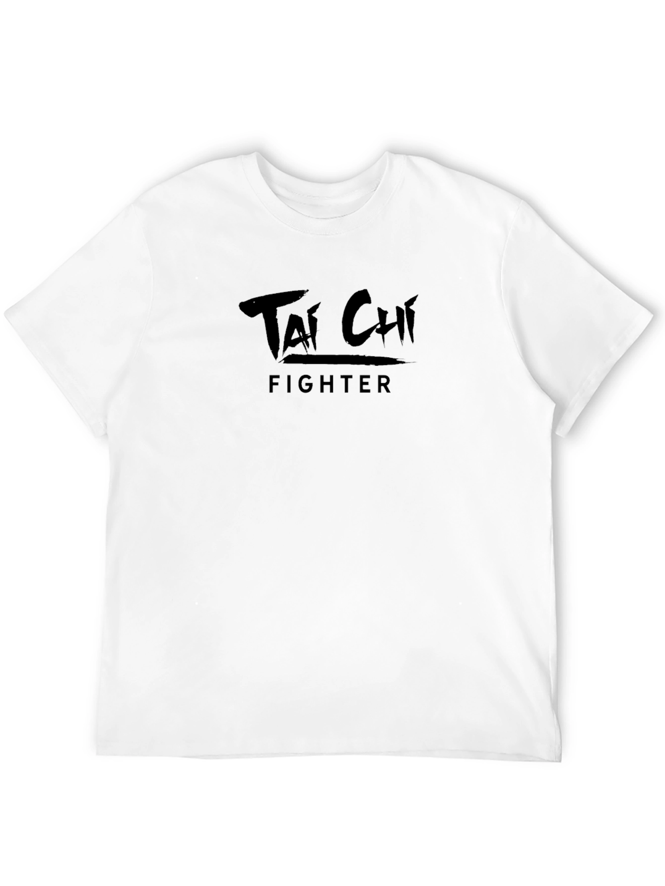 Tai Chi Fighter Black Graphic T-Shirt