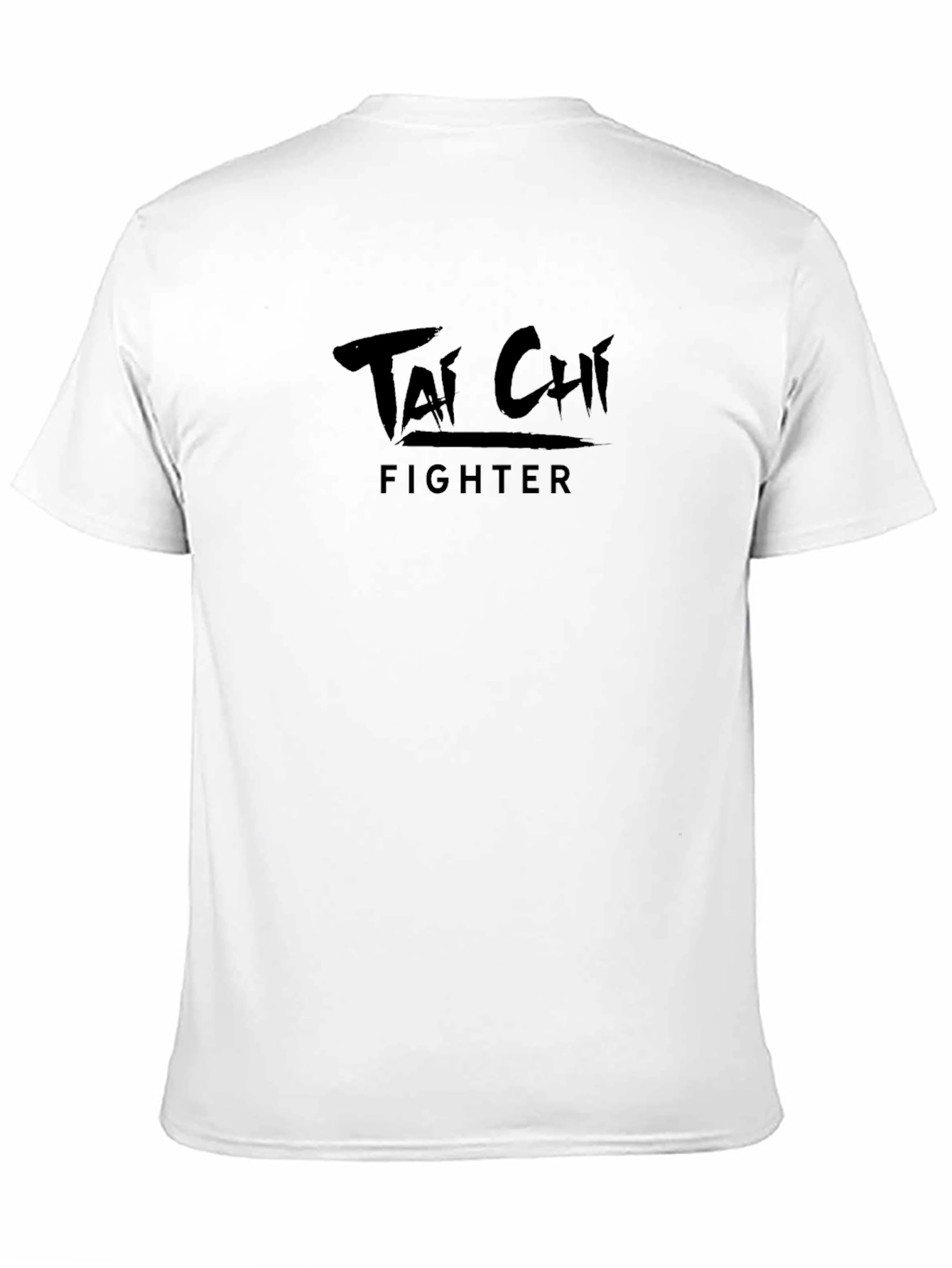 Tai Chi Fighter Black Graphic T-Shirt